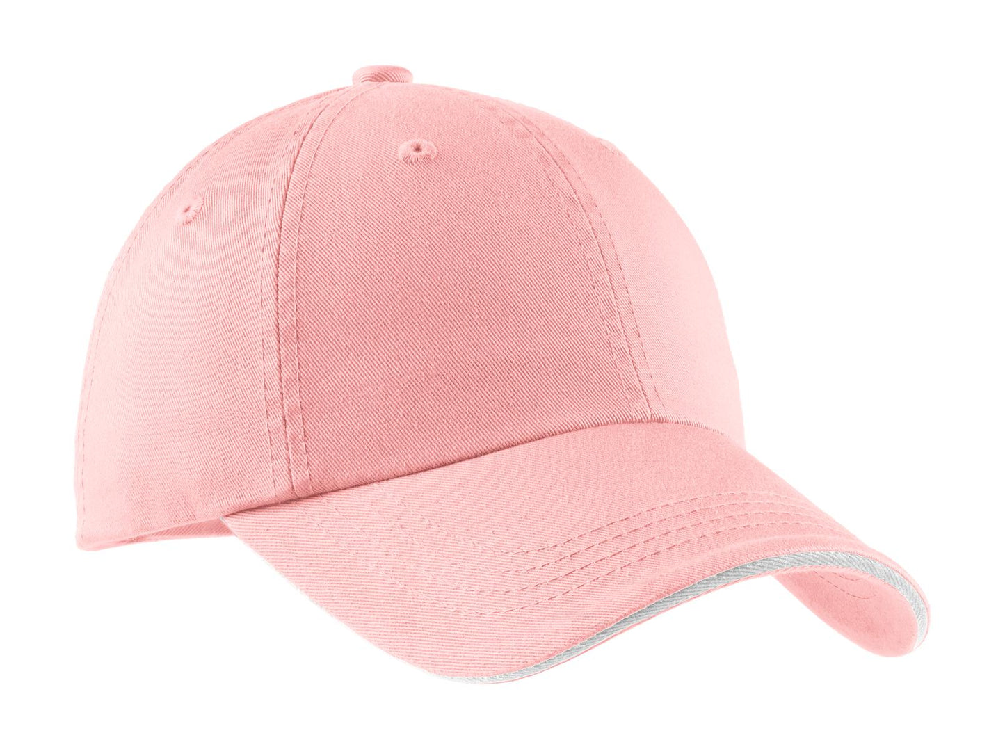 PA ® Sandwich Bill Cap with Striped Closure.  C830