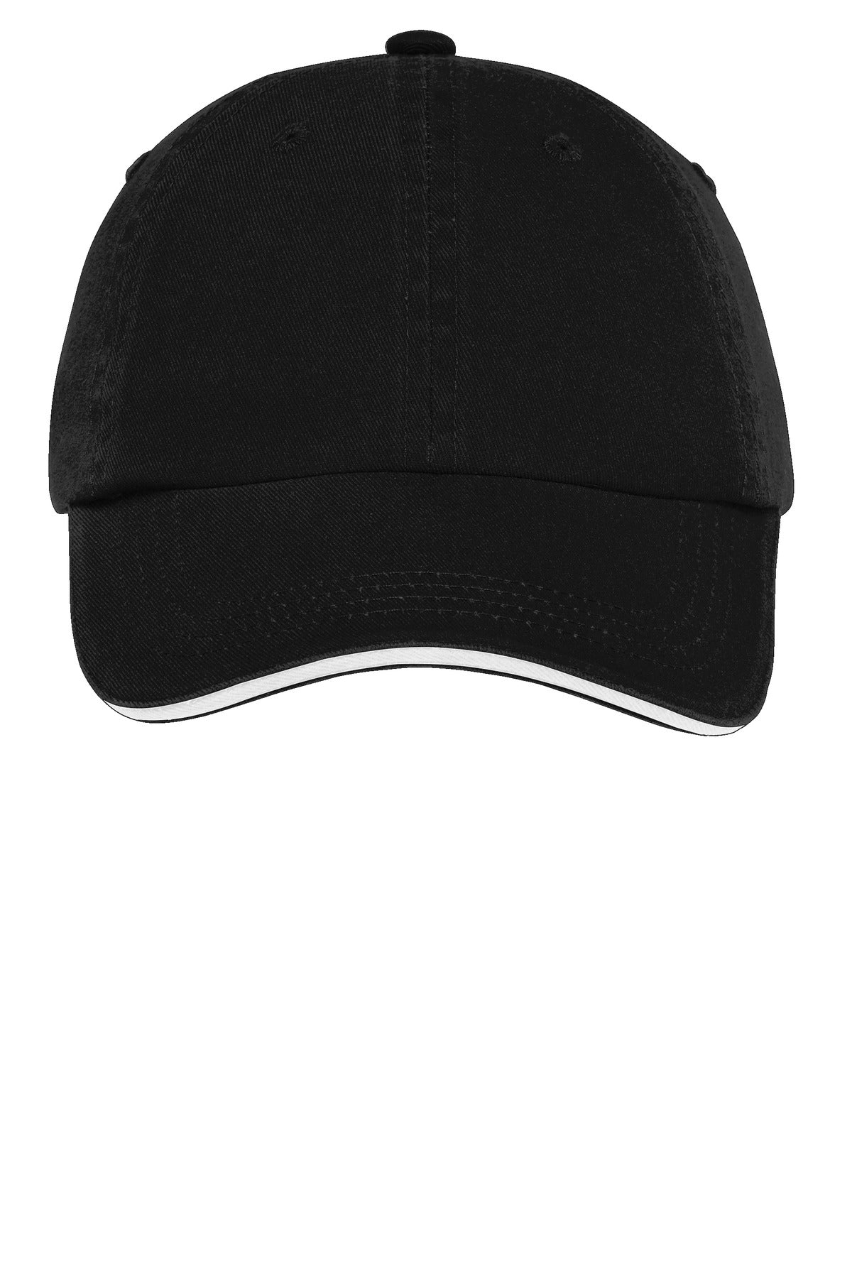 PA ® Sandwich Bill Cap with Striped Closure.  C830