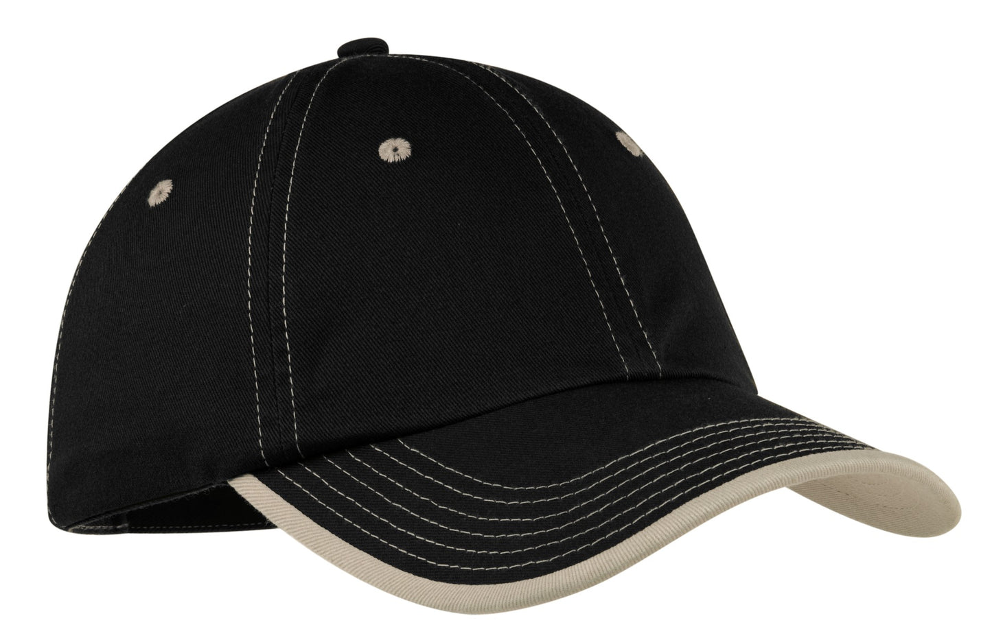 PA ® Vintage Washed Contrast Stitch Cap.  C835
