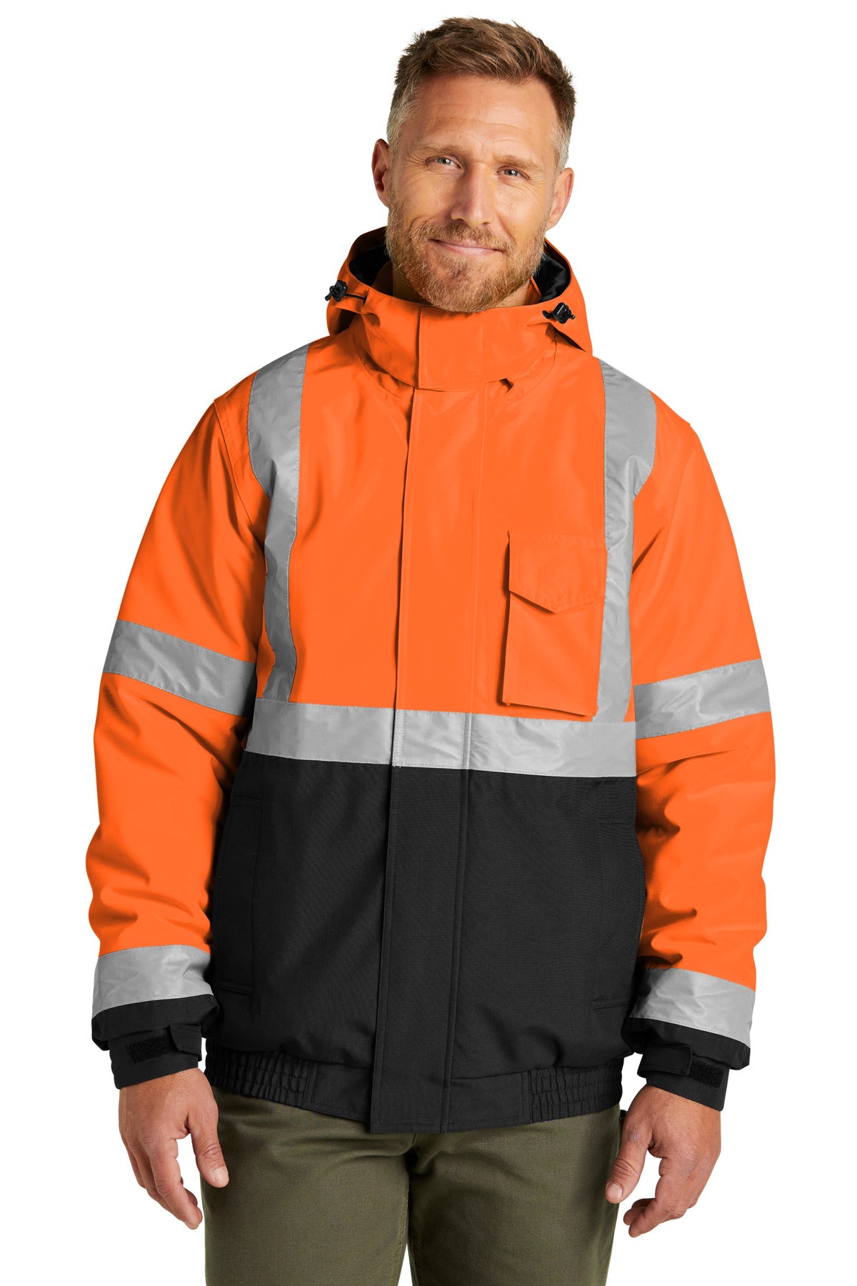 CornerStone  ® ANSI 107 Class 3 Economy Waterproof Insulated Bomber Jacket CSJ500