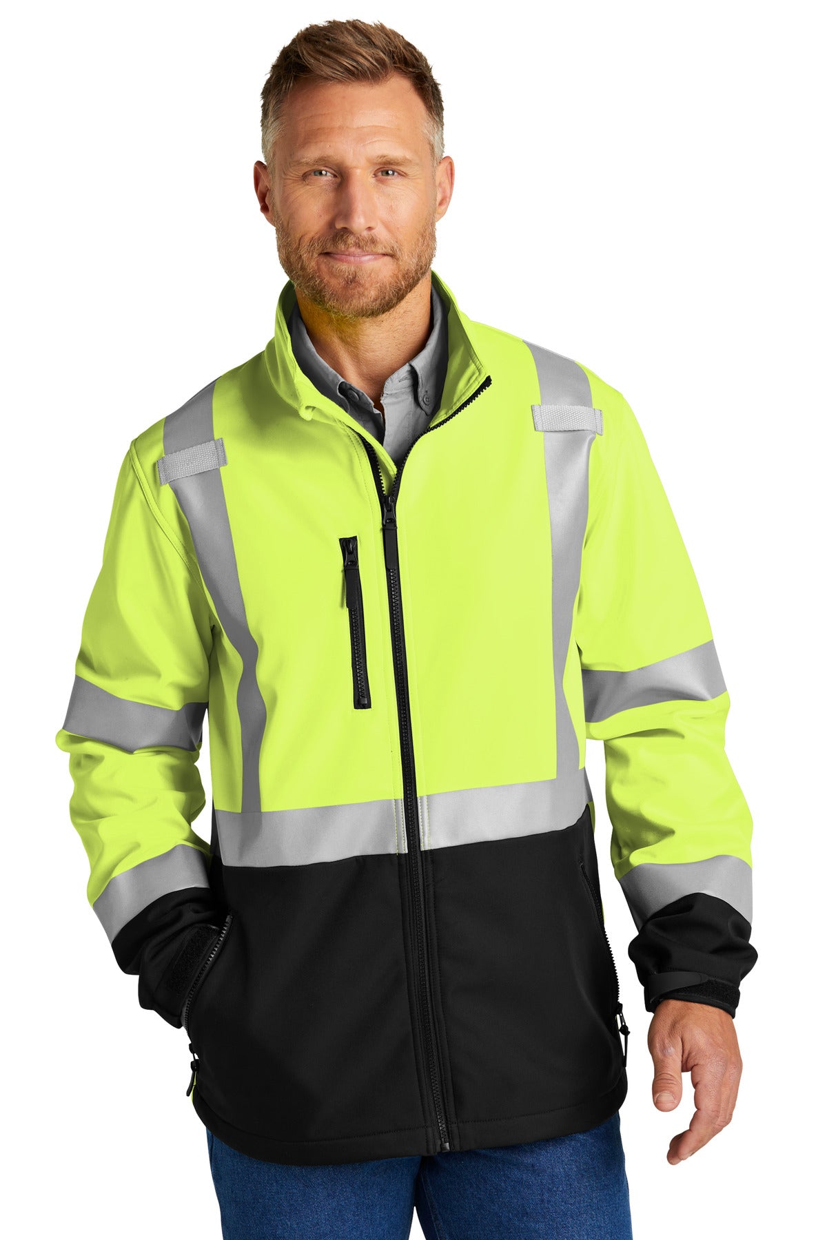 CornerStone  ® ANSI 107 Class 3 Soft Shell Jacket CSJ503