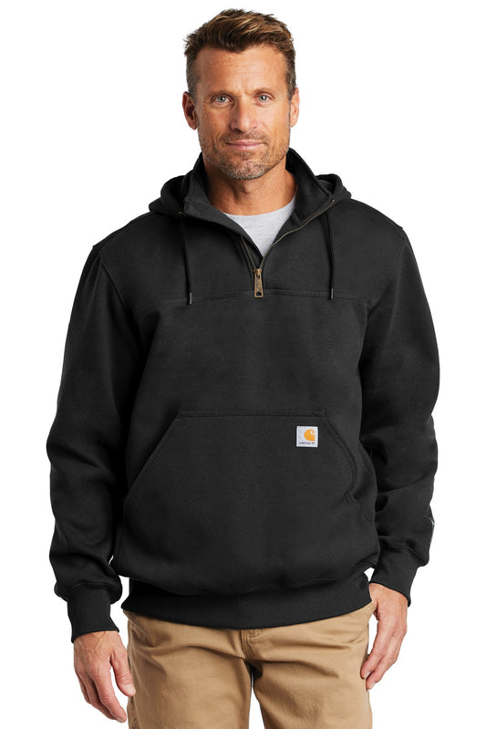 Carhartt® Rain Defender® Paxton Heavyweight Hooded Zip Mock Sweatshirt. CT100617