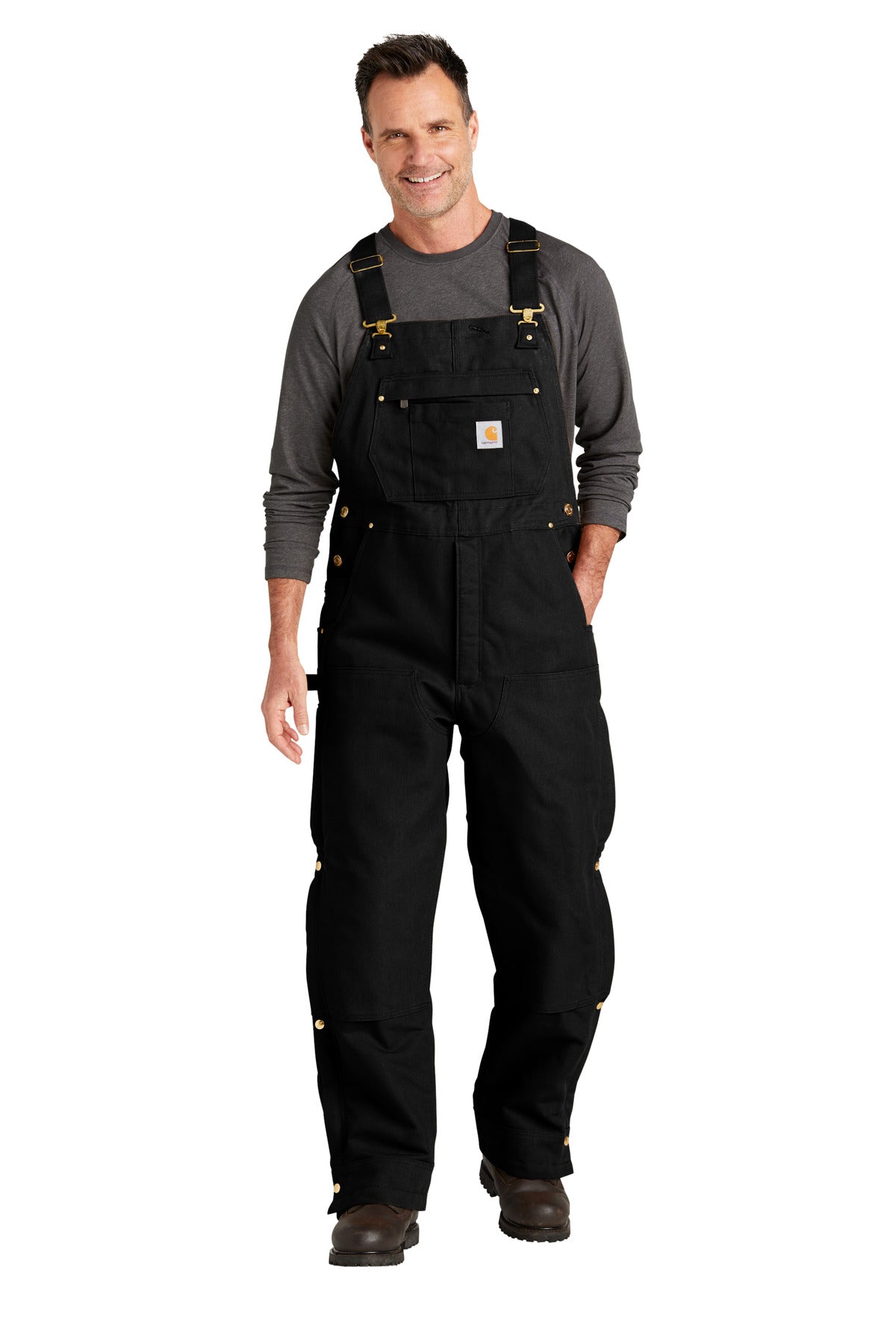 Carhartt® Firm Duck Insulated Bib Overalls CT106672_CCL
