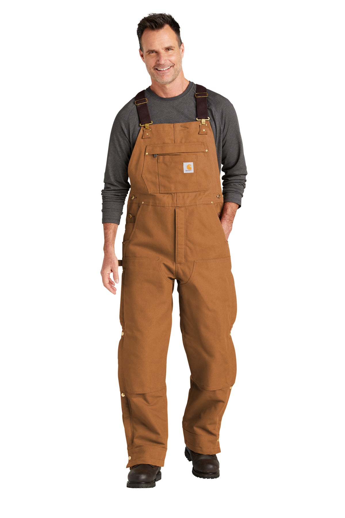 Carhartt® Firm Duck Insulated Bib Overalls CT106672_CCL