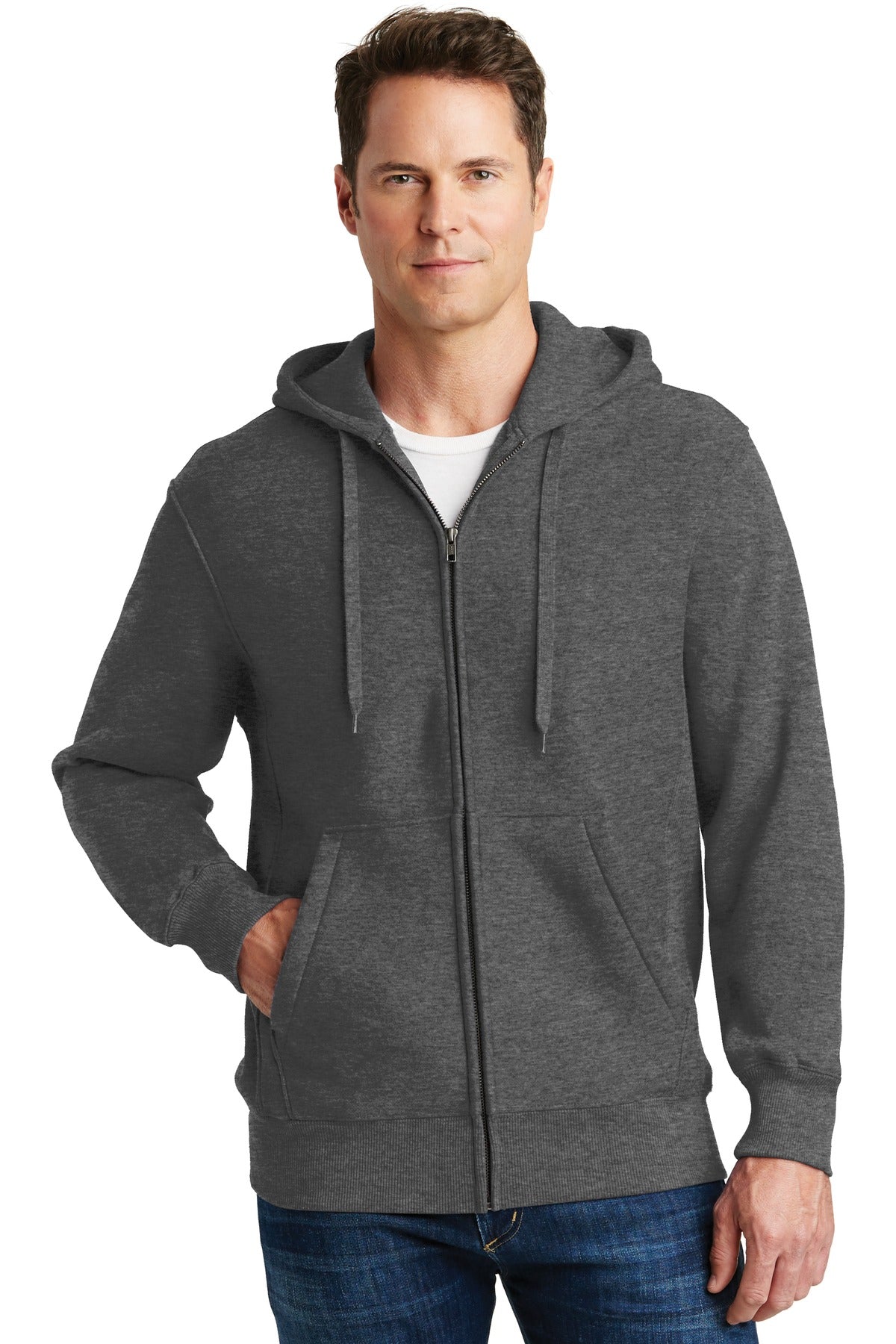 Sport-Tek ® Super Heavyweight Full-Zip Hooded Sweatshirt.  F282