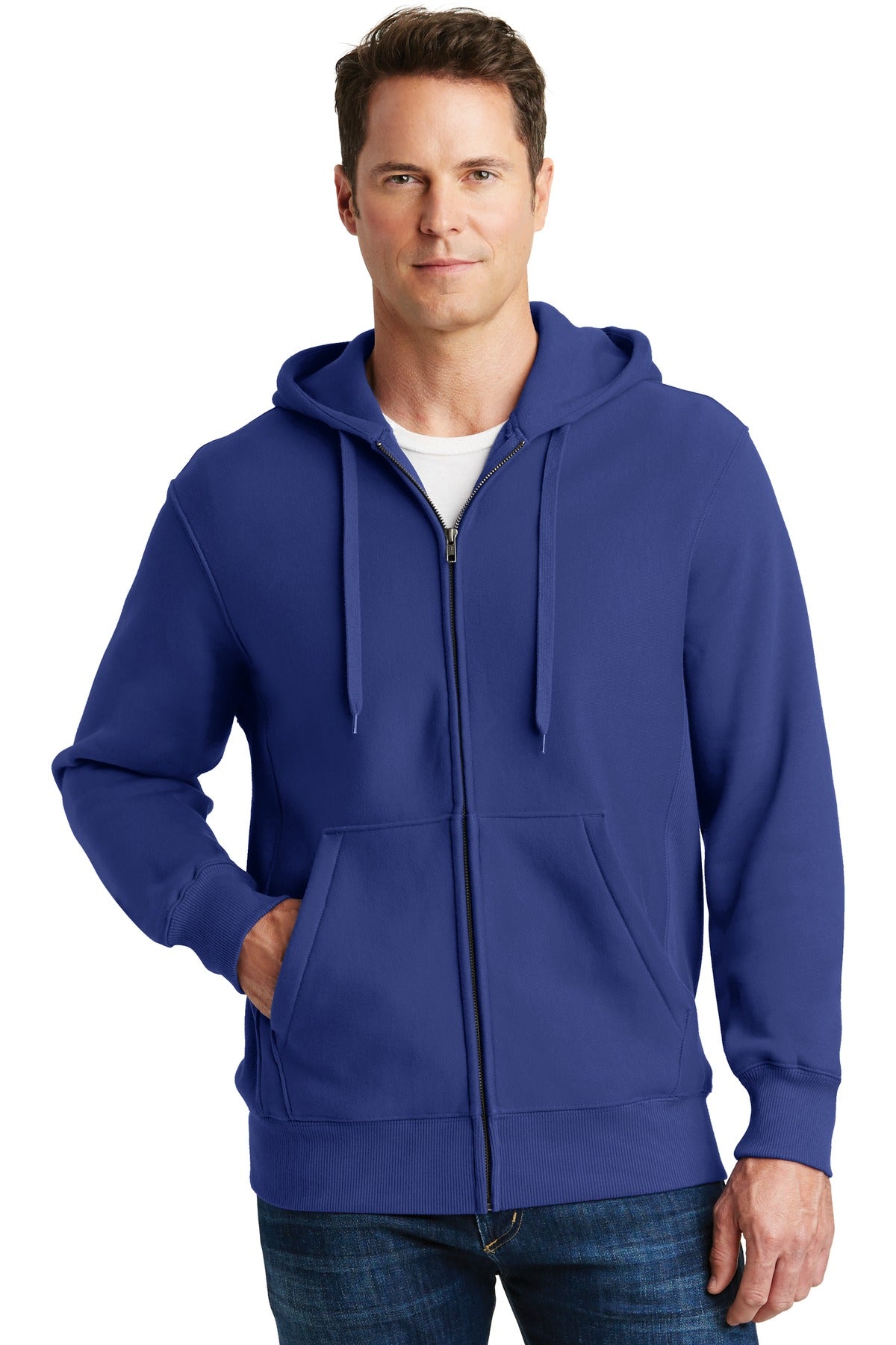 Sport-Tek ® Super Heavyweight Full-Zip Hooded Sweatshirt.  F282
