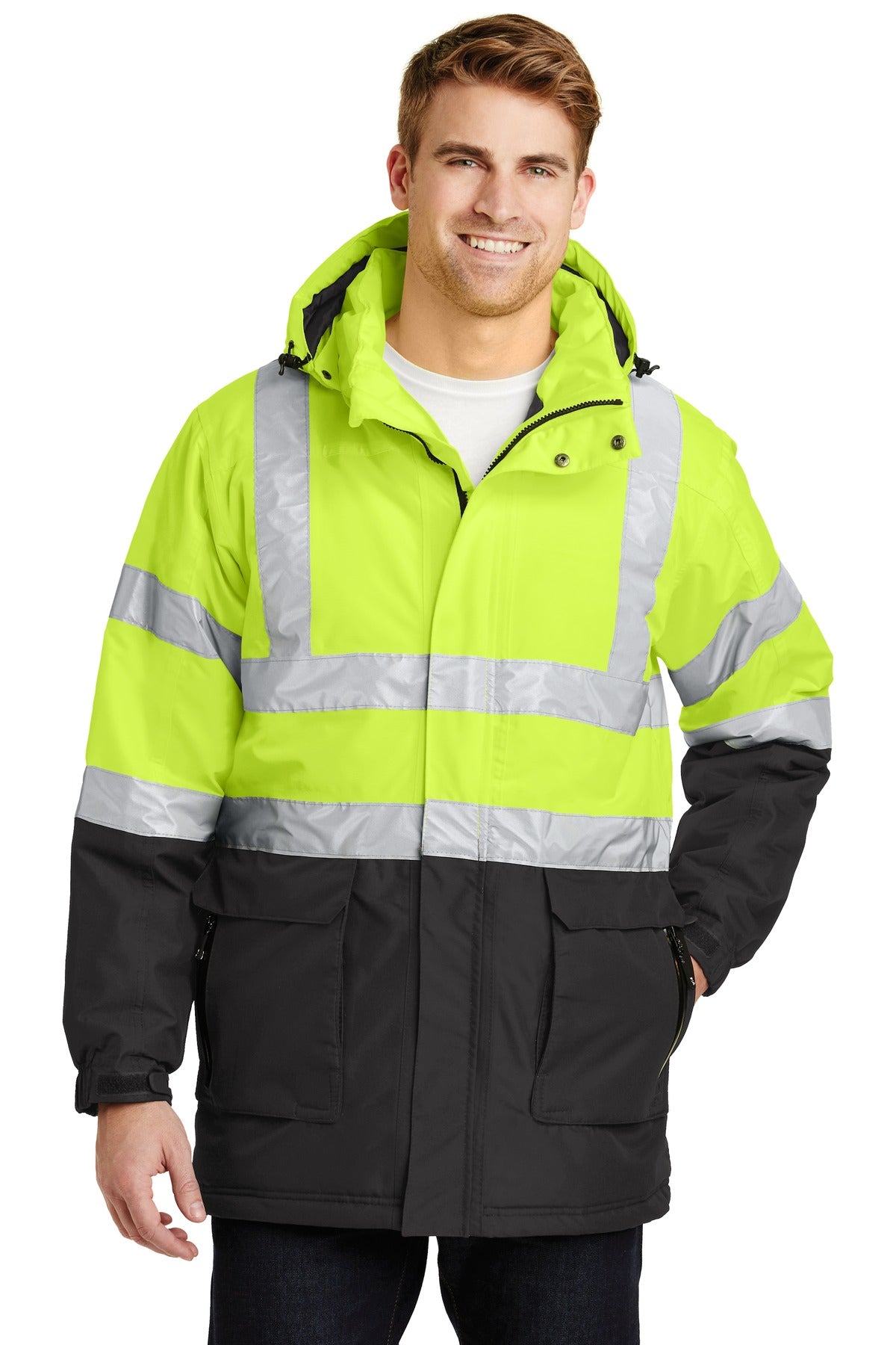 PA ® ANSI 107 Class 3 Safety Heavyweight Parka. J799S