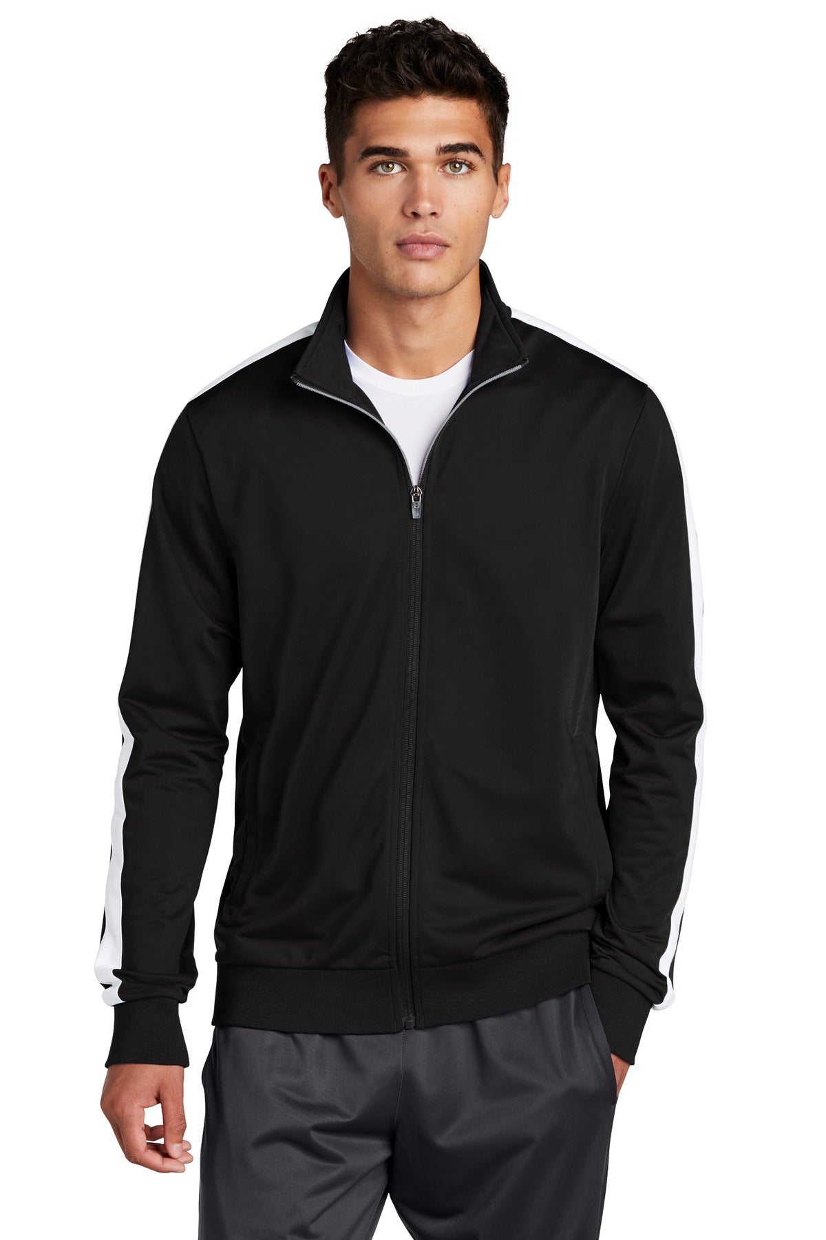 Sport-Tek  ® Tricot Track Jacket. JST94