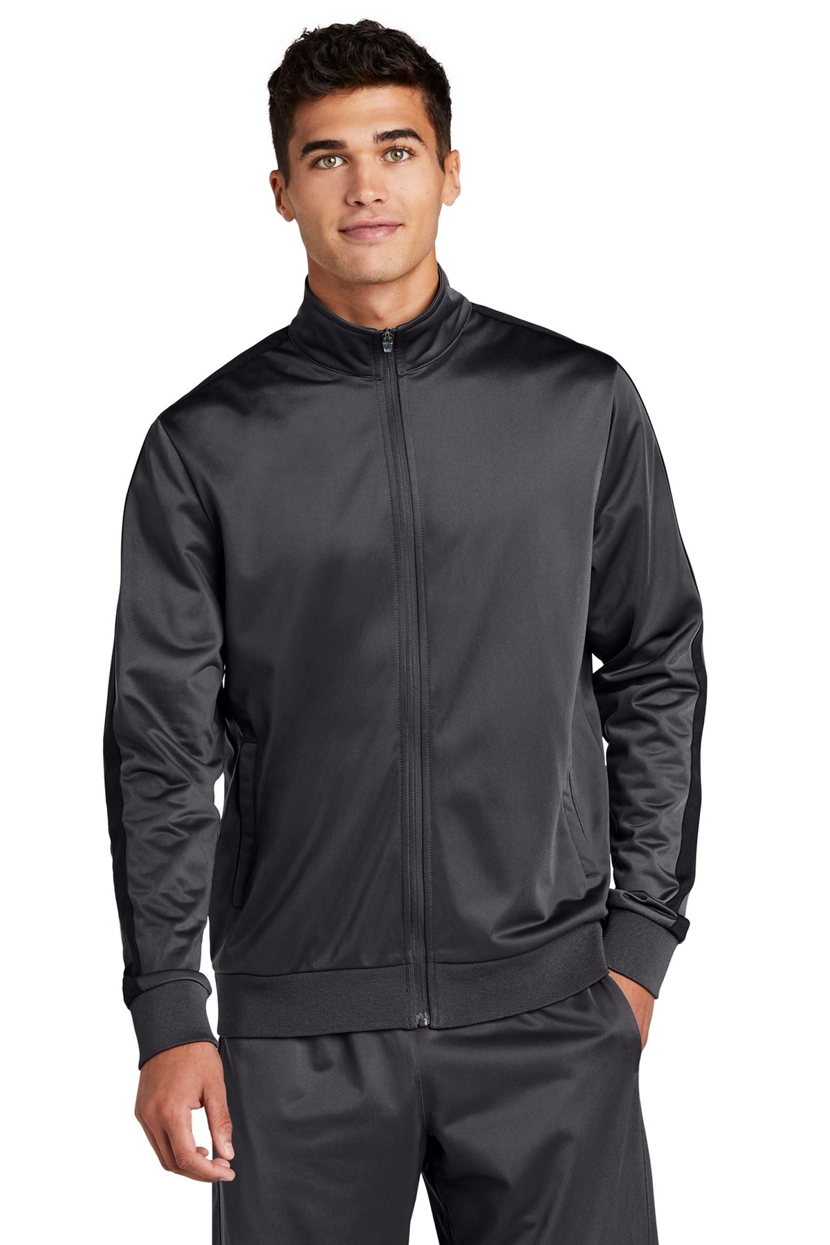Sport-Tek  ® Tricot Track Jacket. JST94