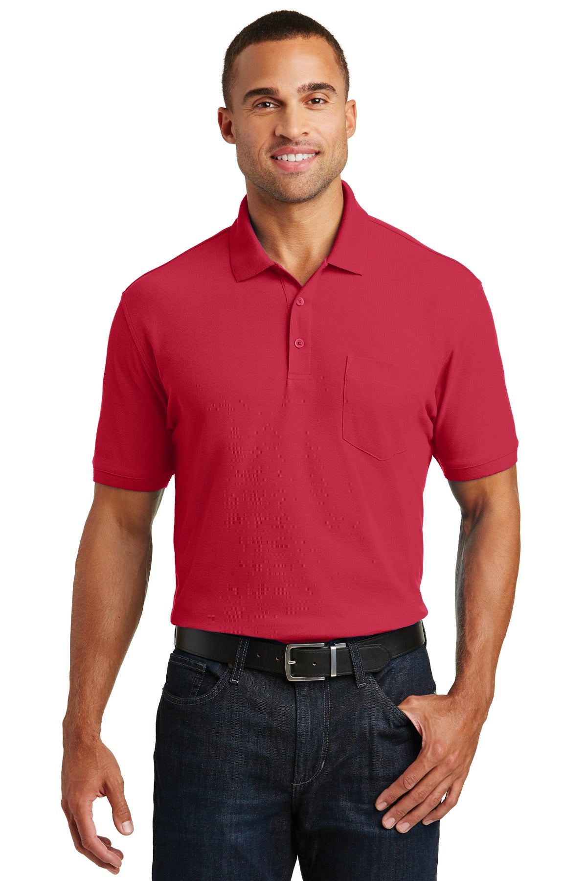 PA ® Core Classic Pique Pocket Polo. K100P