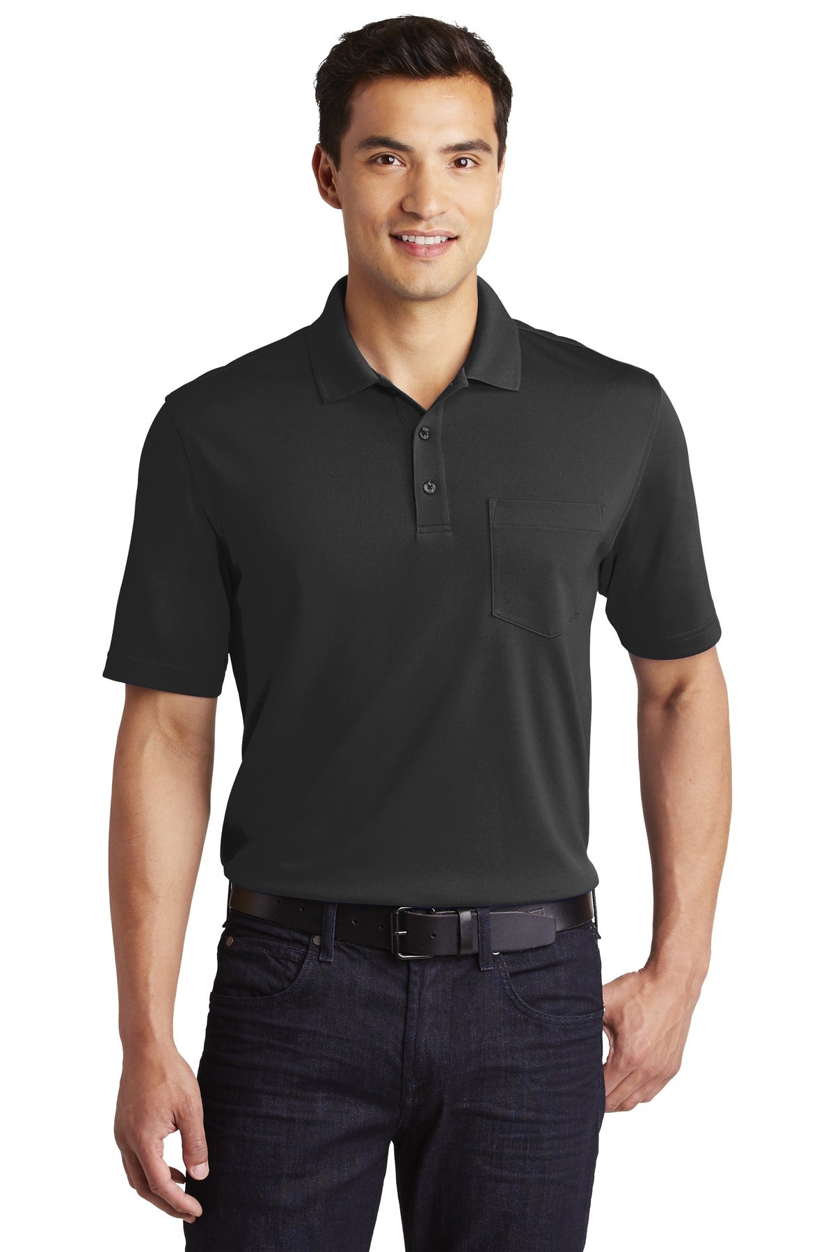 PA ® Dry Zone ® UV Micro-Mesh Pocket Polo. K110P