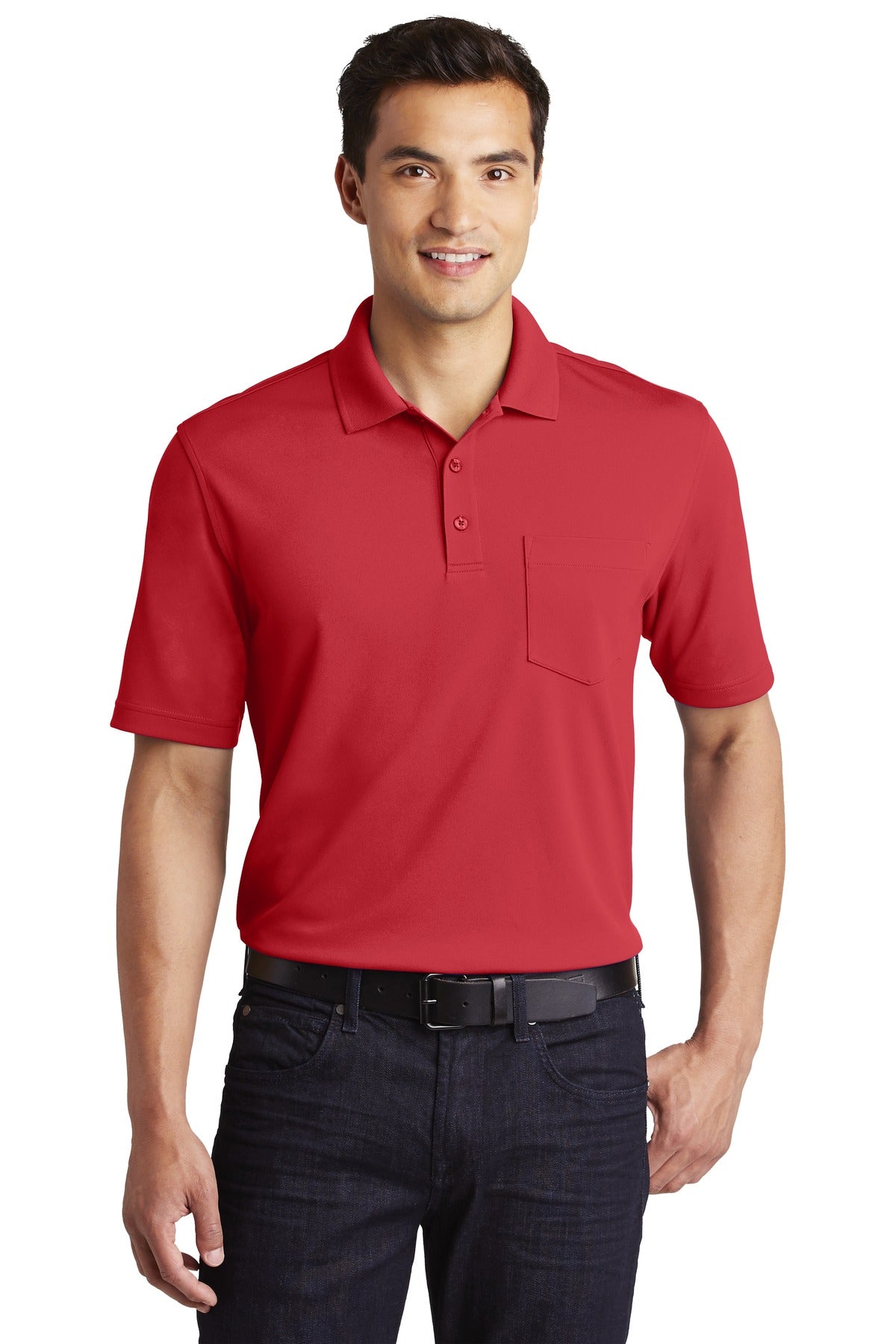 PA ® Dry Zone ® UV Micro-Mesh Pocket Polo. K110P