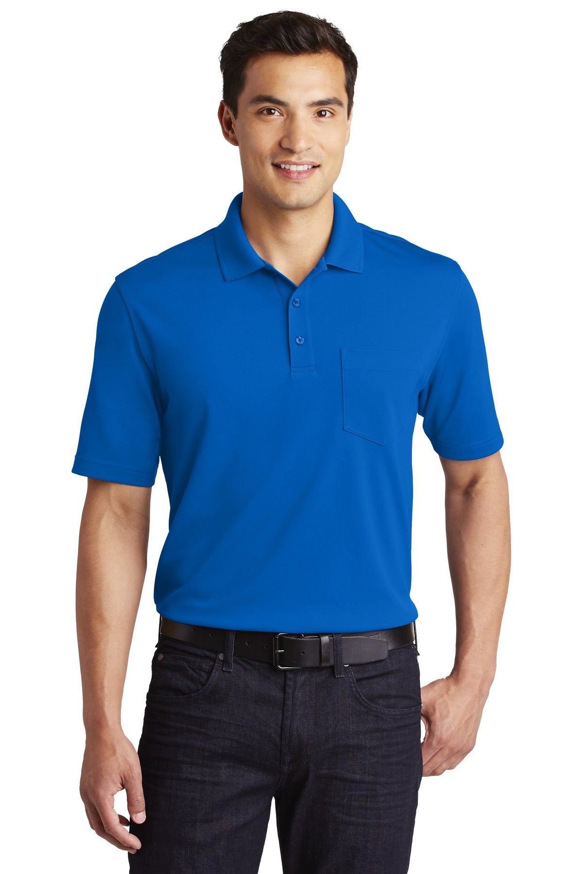 PA ® Dry Zone ® UV Micro-Mesh Pocket Polo. K110P