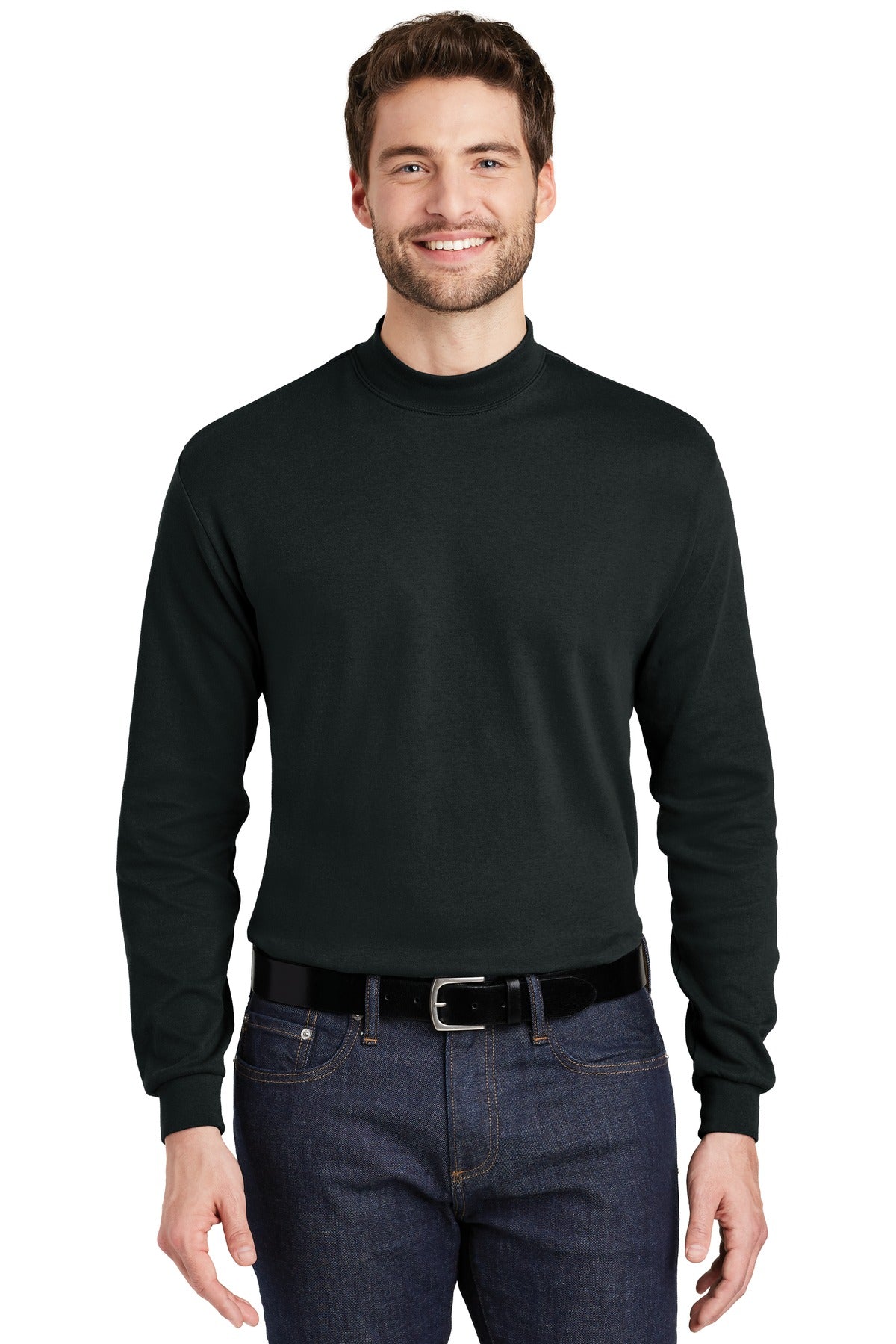 PA ® Interlock Knit Mock Turtleneck.  K321