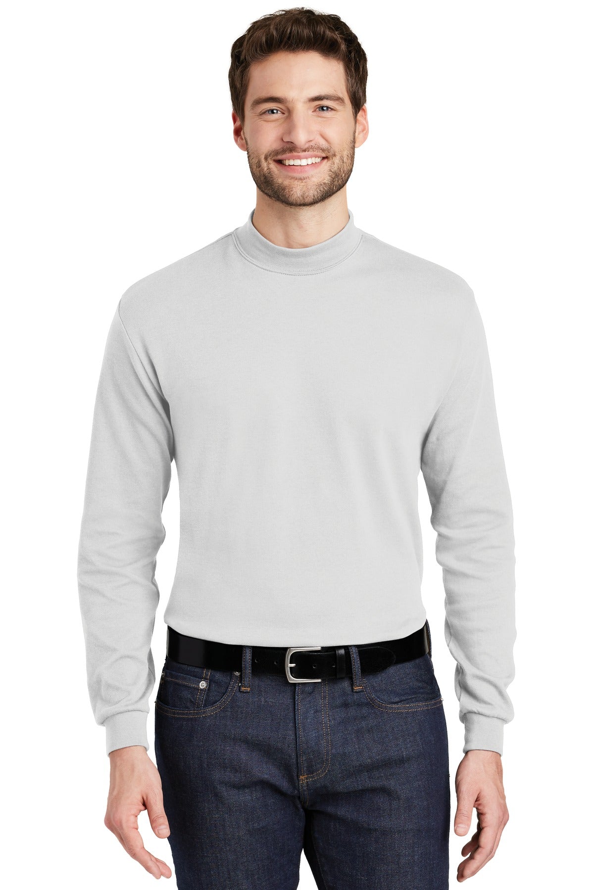 PA ® Interlock Knit Mock Turtleneck.  K321