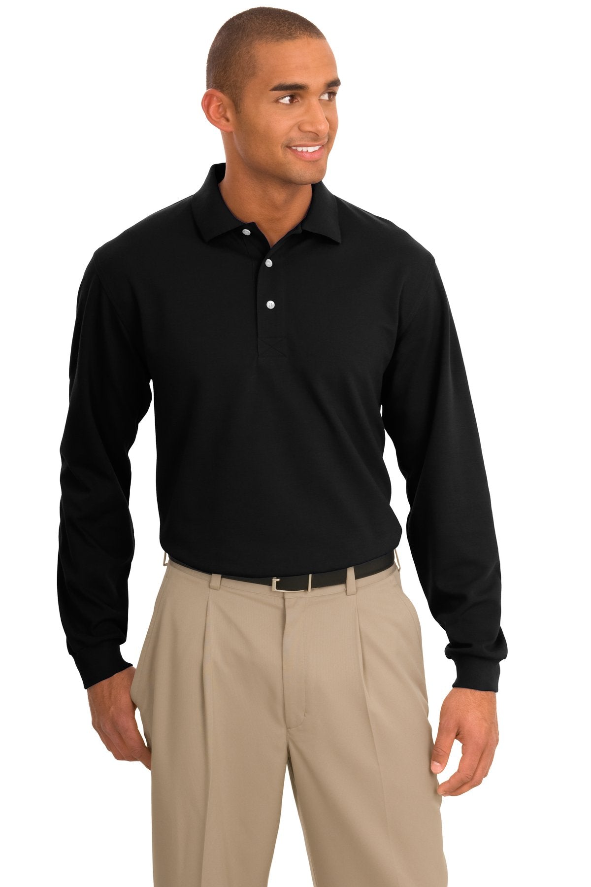 PA ® Rapid Dry „¢ Long Sleeve Polo.  K455LS