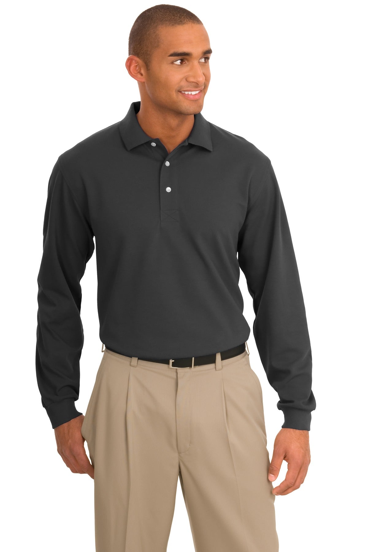 Port Authority® Rapid Dry„¢ Long Sleeve Polo.  K455LS