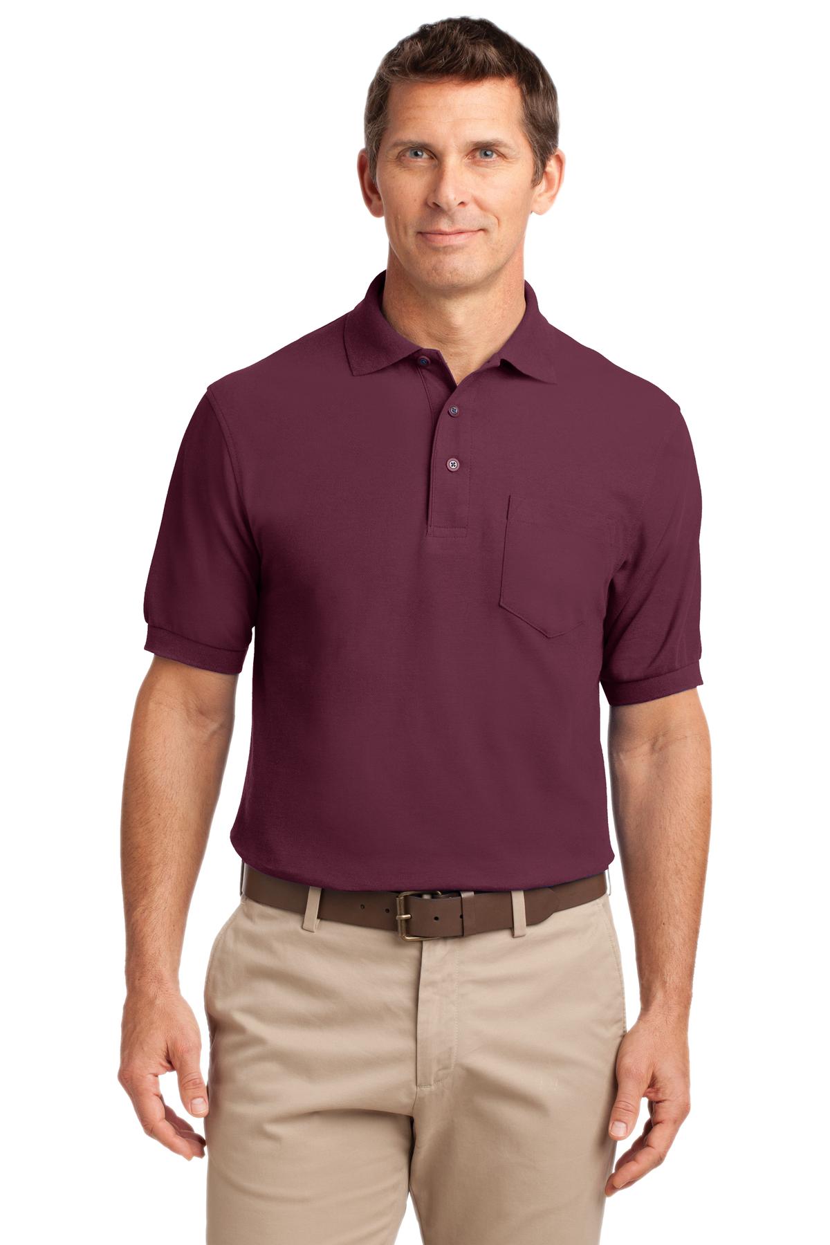 PA ® Silk Touch „¢ Polo with Pocket.  K500P