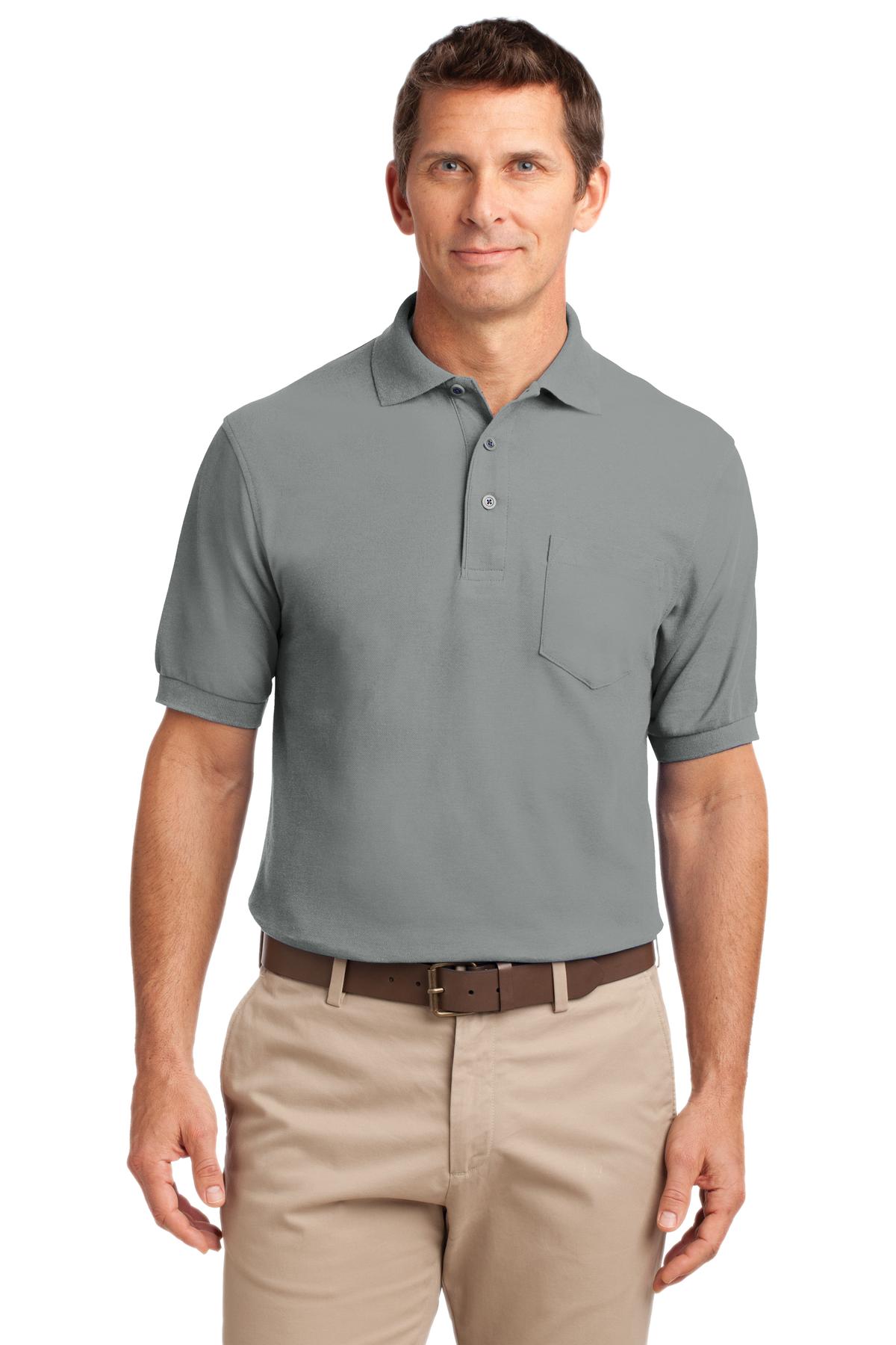 PA ® Silk Touch „¢ Polo with Pocket.  K500P