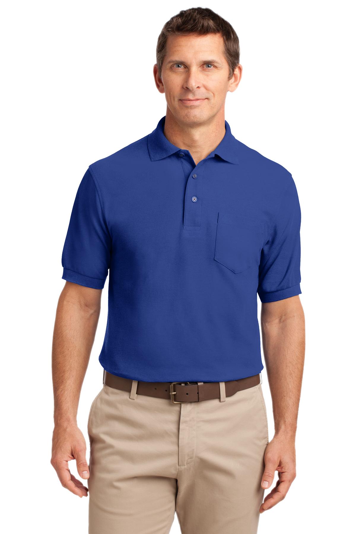PA ® Silk Touch „¢ Polo with Pocket.  K500P