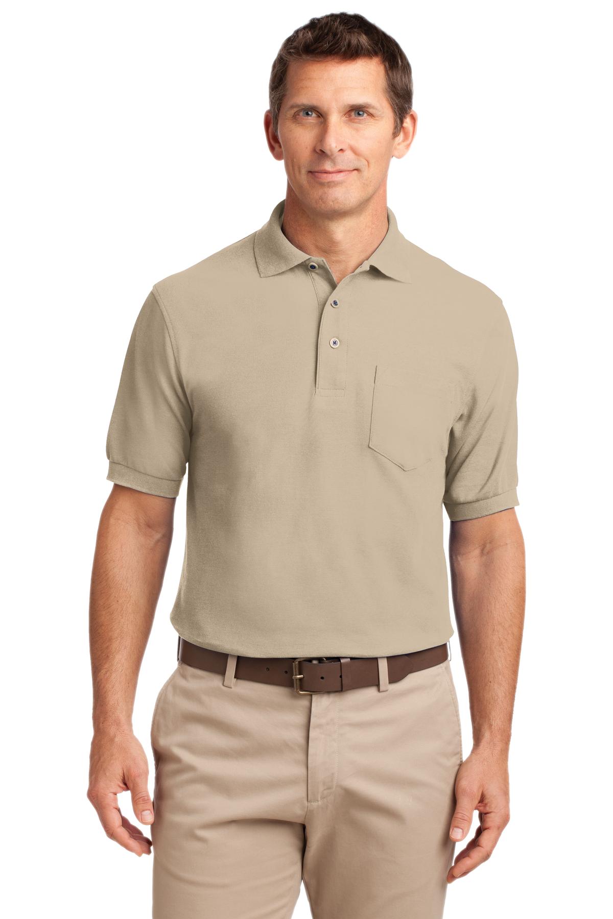 PA ® Silk Touch „¢ Polo with Pocket.  K500P