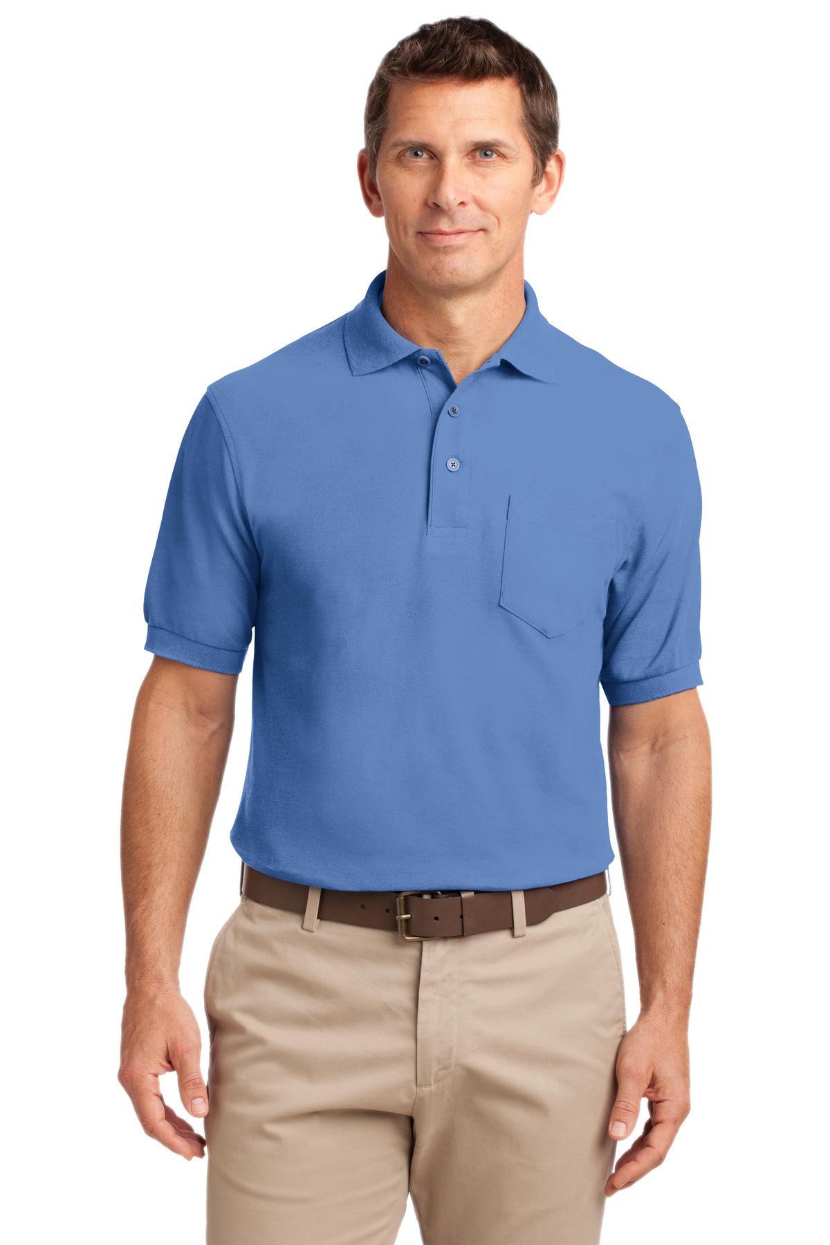PA ® Silk Touch „¢ Polo with Pocket.  K500P