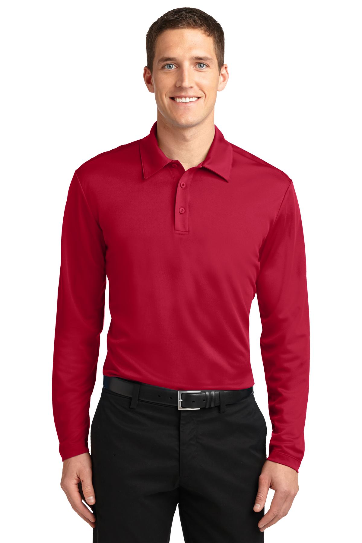 Port Authority ® Silk Touch „¢ Performance Long Sleeve Polo. K540LS