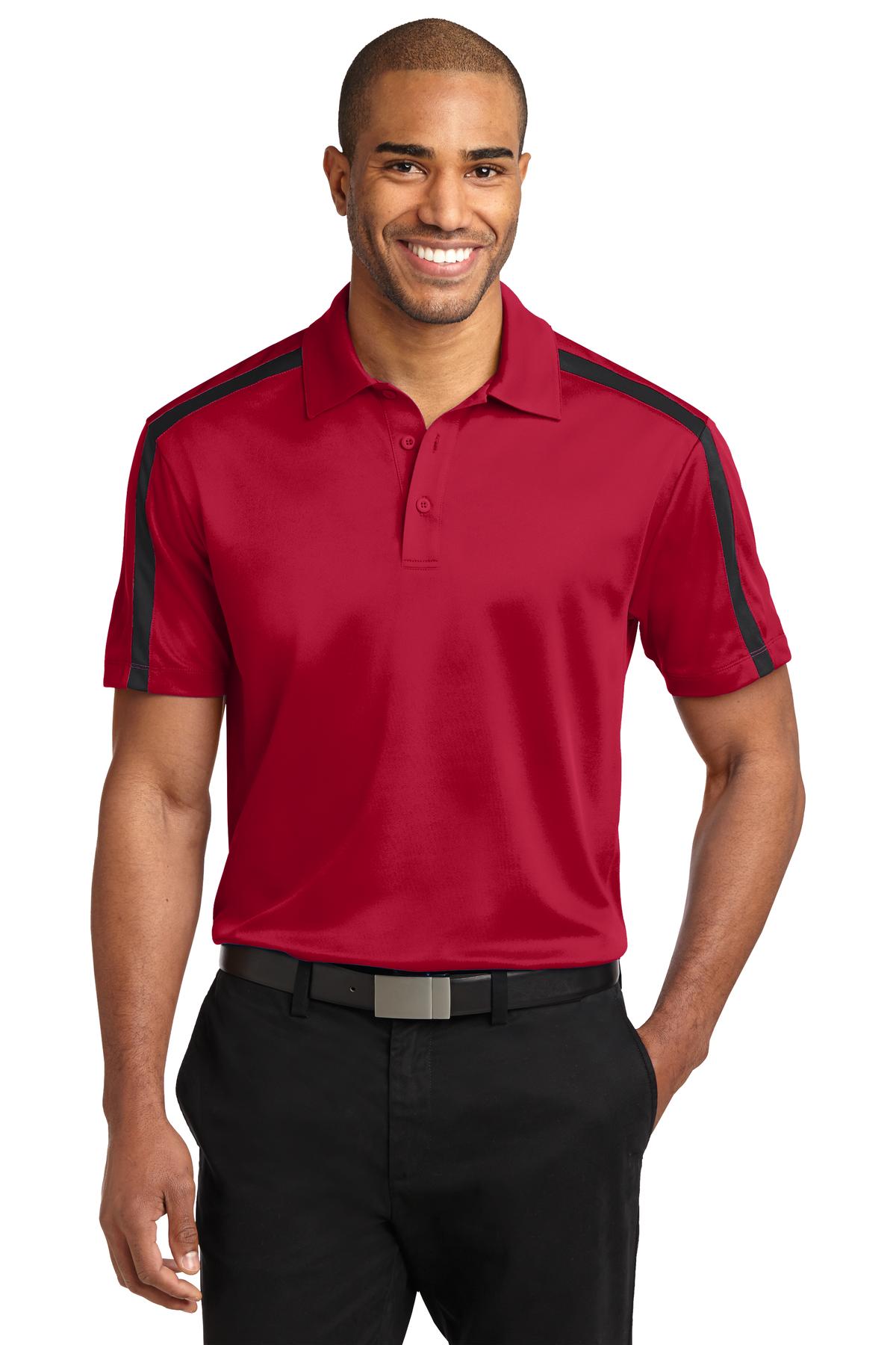 Port Authority ® Silk Touch „¢ Performance Colorblock Stripe Polo. K547