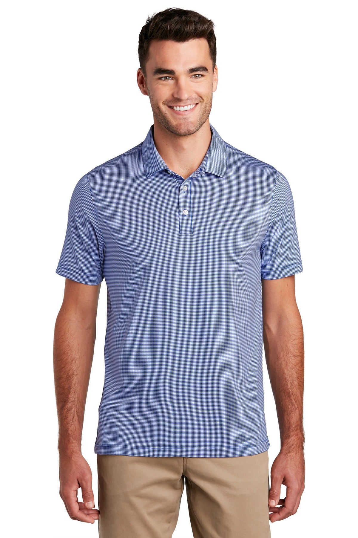 Port Authority  ® Gingham Polo K646
