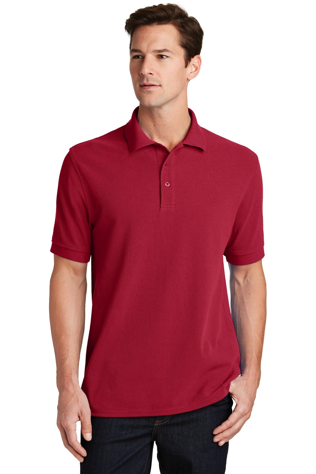 Port & Company ® Combed Ring Spun Pique Polo. KP1500