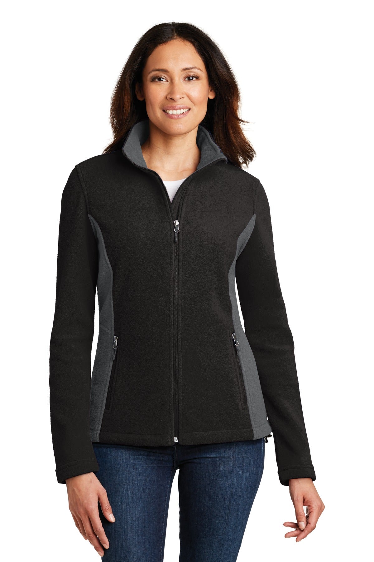 Port Authority ® Ladies Colorblock Value Fleece Jacket. L216