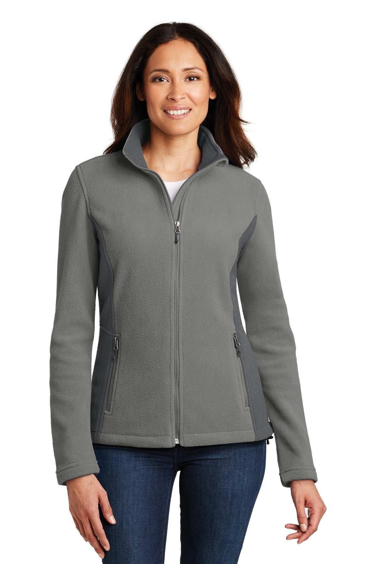Port Authority ® Ladies Colorblock Value Fleece Jacket. L216