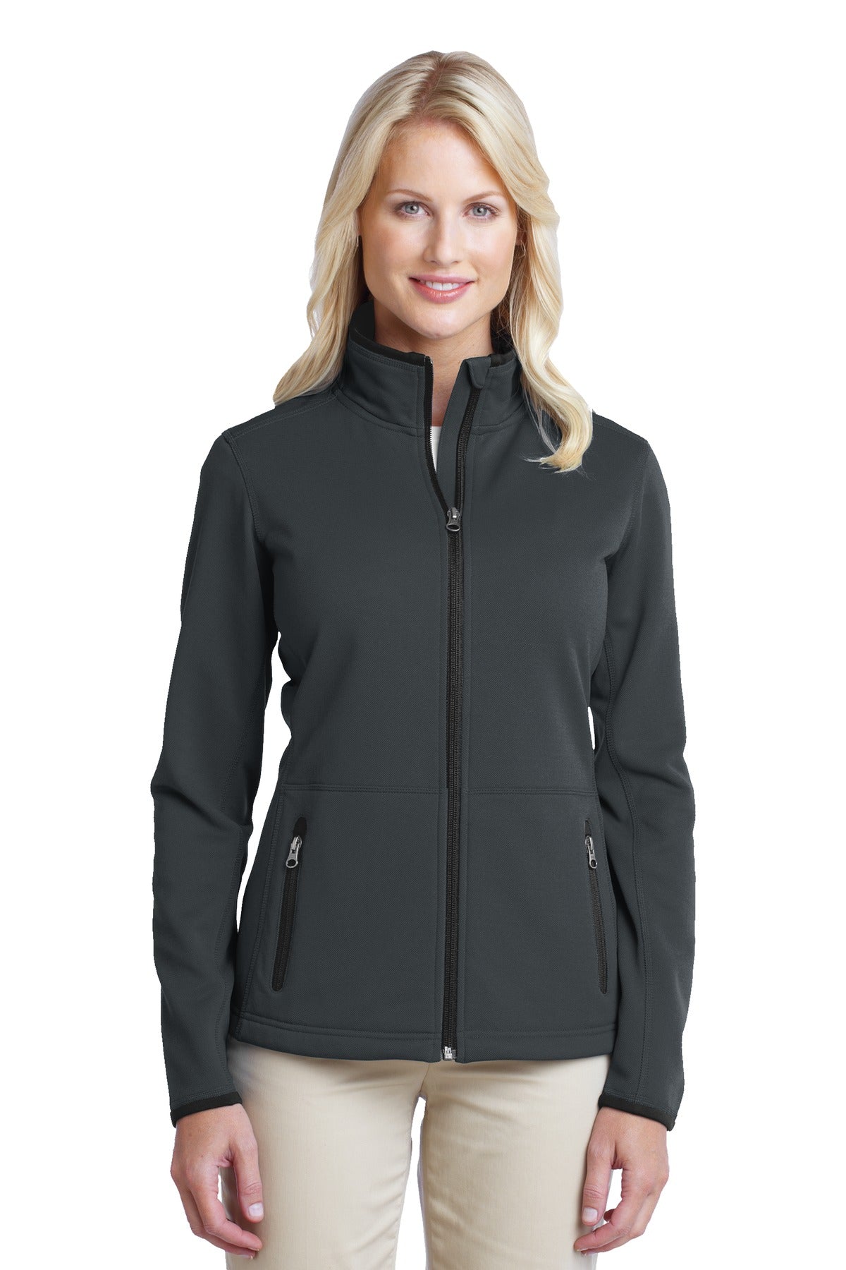 Port Authority ® Ladies Pique Fleece Jacket. L222