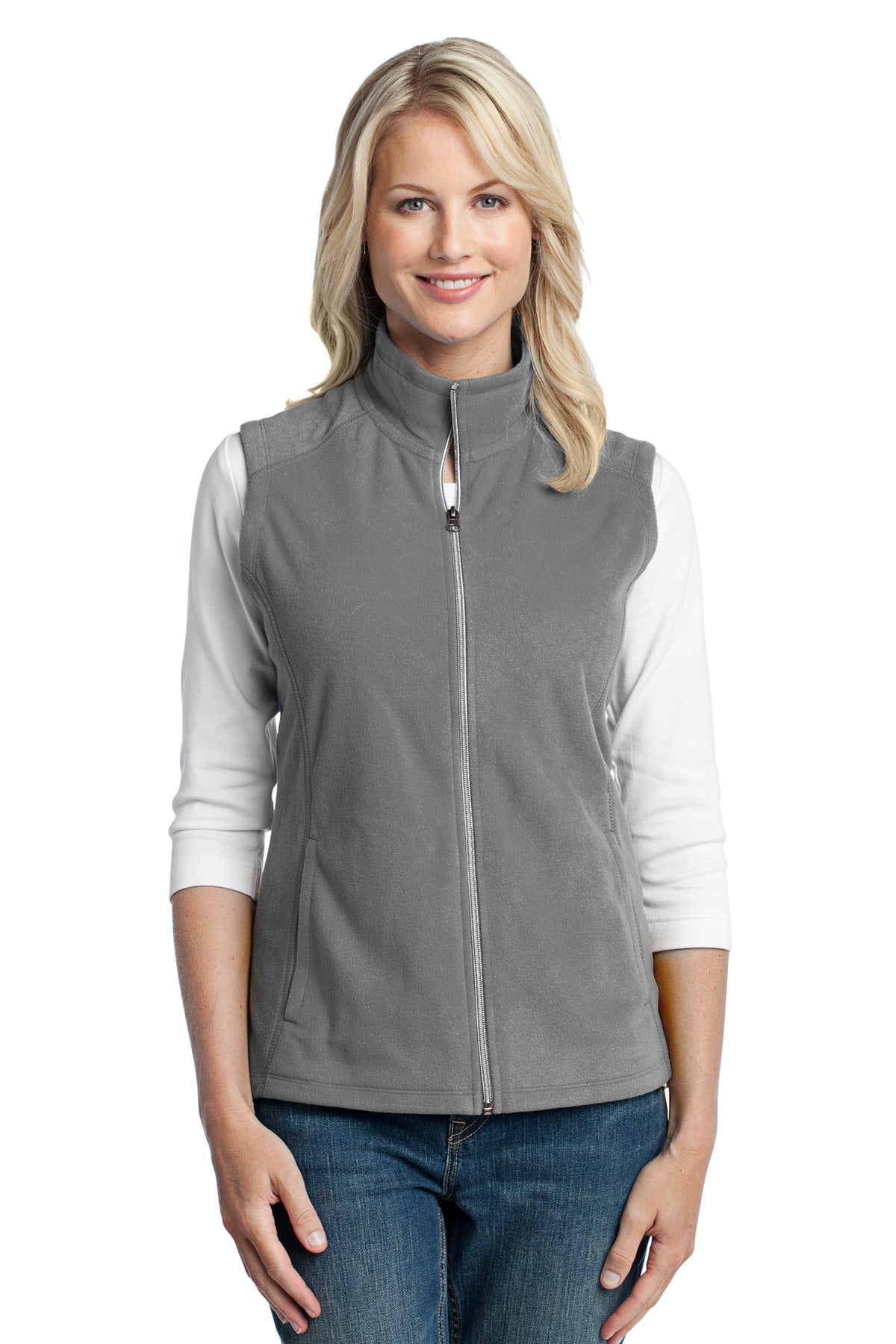 Port Authority ® Ladies Microfleece Vest. L226