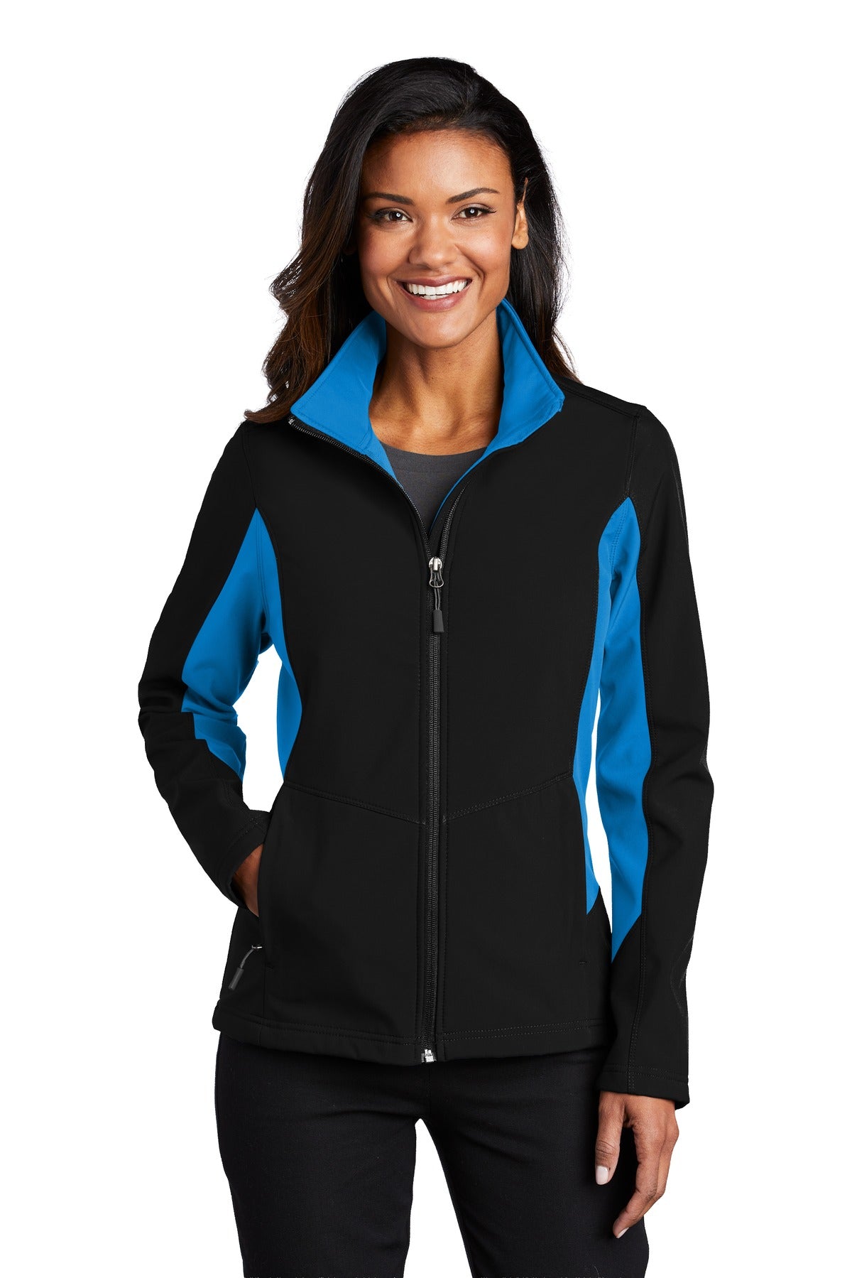Port Authority ® Ladies Core Colorblock Soft Shell Jacket. L318