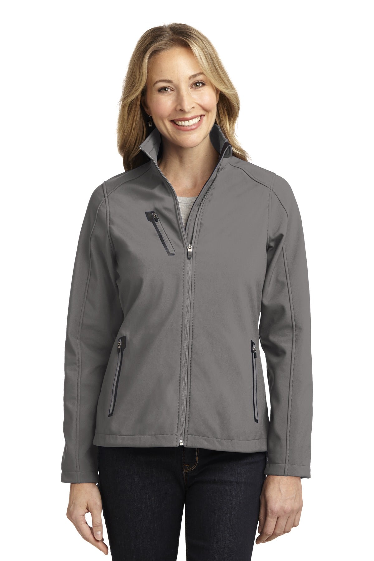 Port Authority ® Ladies Welded Soft Shell Jacket. L324