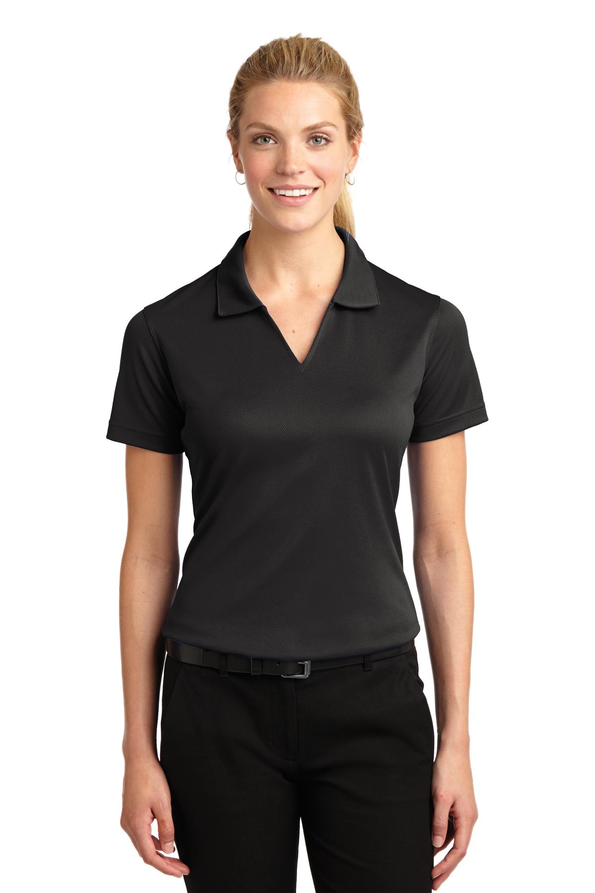 Sport-Tek ® Ladies Dri-Mesh ® V-Neck Polo.  L469