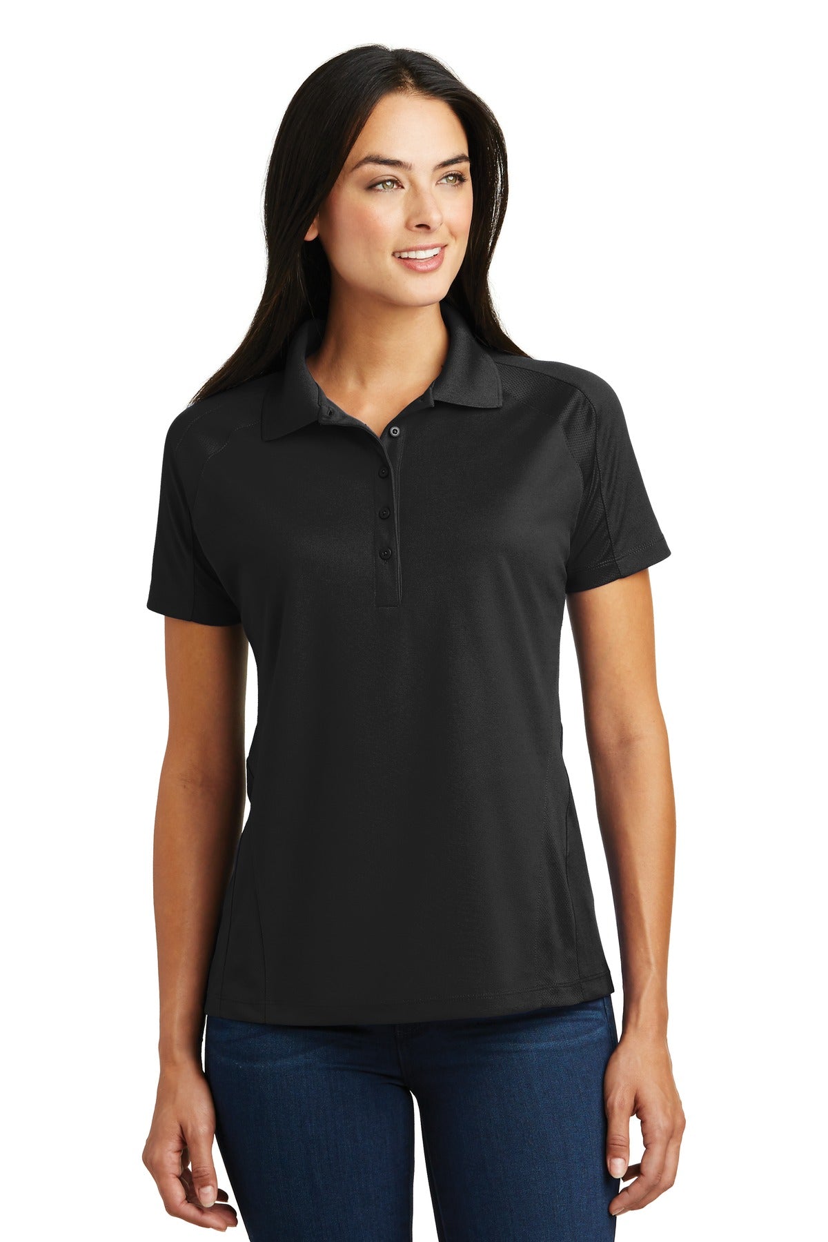Sport-Tek ® Ladies Dri-Mesh ® Pro Polo. L474