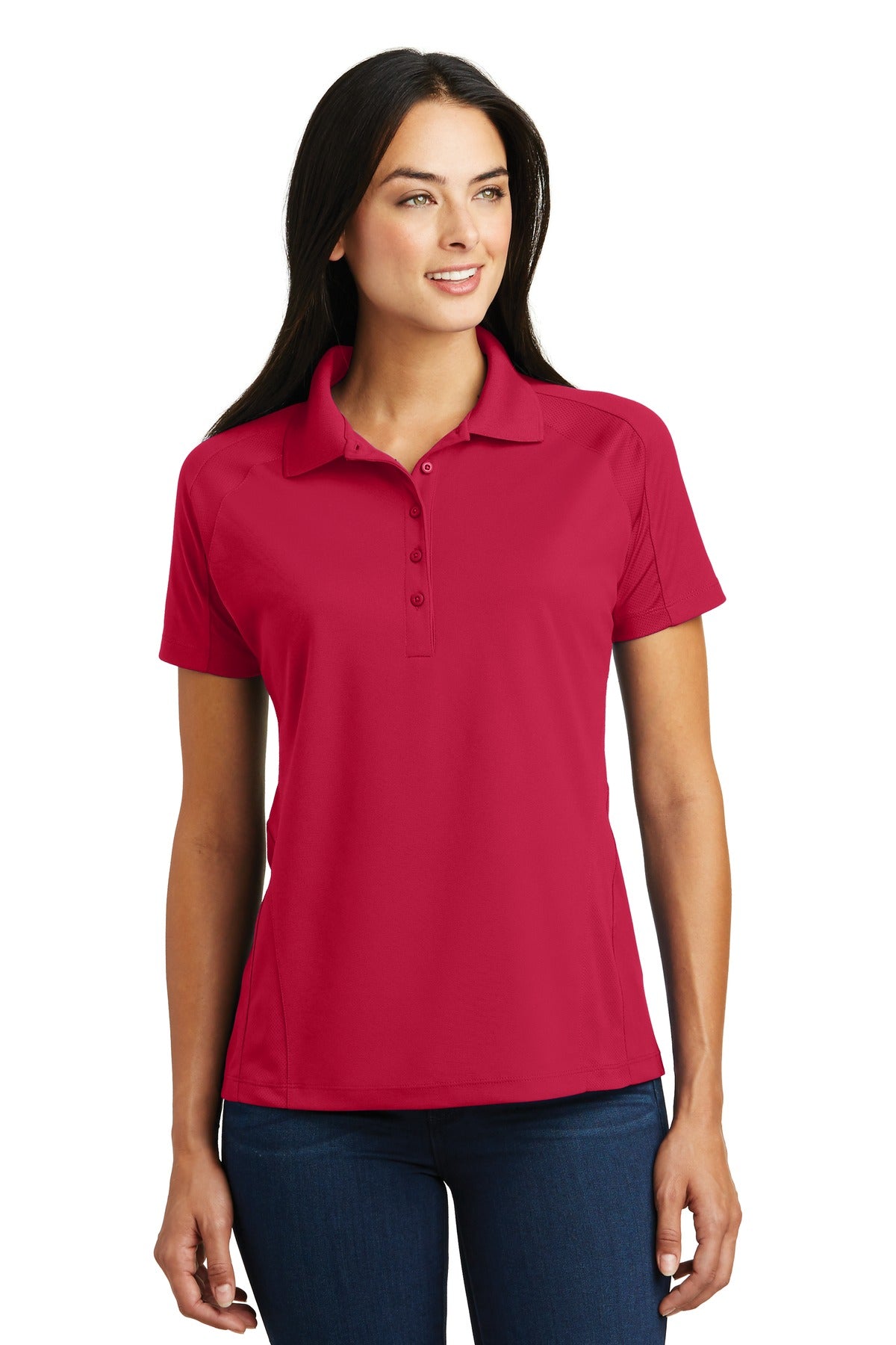 Sport-Tek ® Ladies Dri-Mesh ® Pro Polo. L474