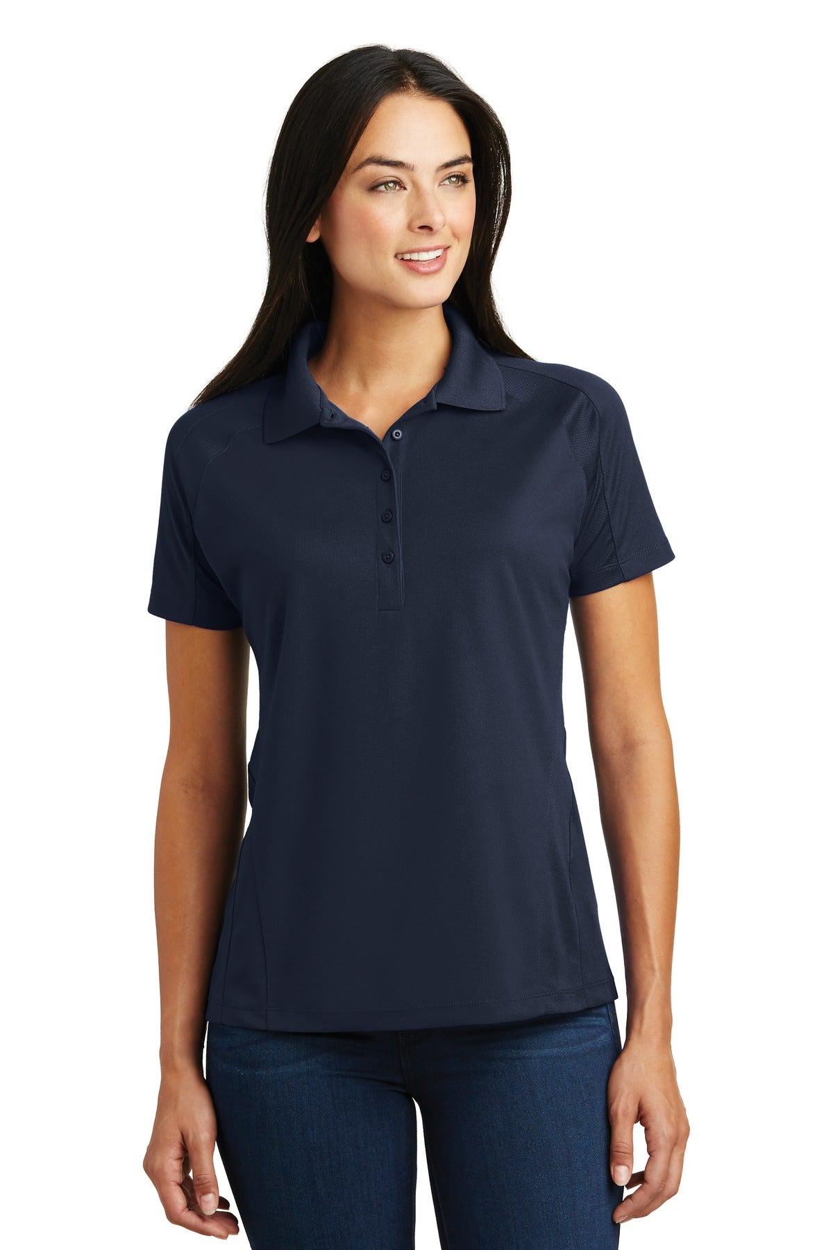 Sport-Tek ® Ladies Dri-Mesh ® Pro Polo. L474