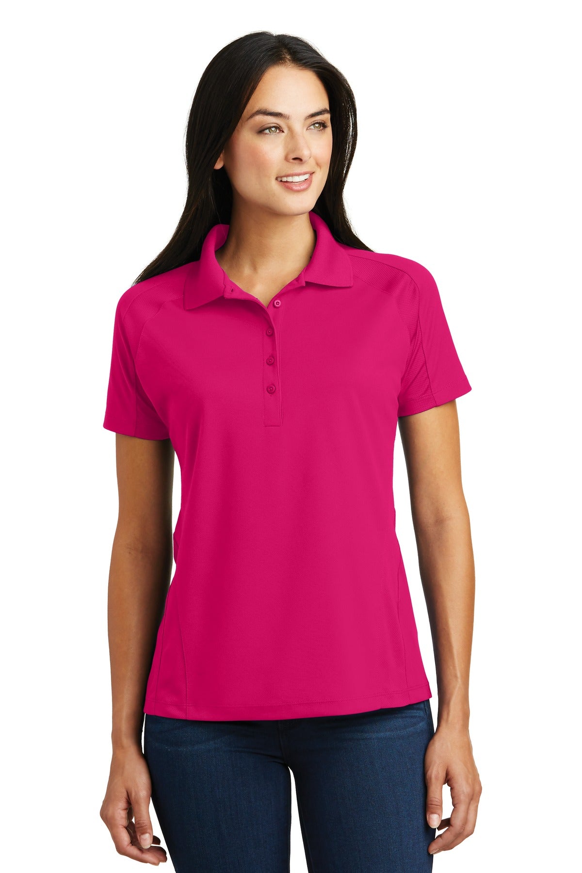 Sport-Tek ® Ladies Dri-Mesh ® Pro Polo. L474