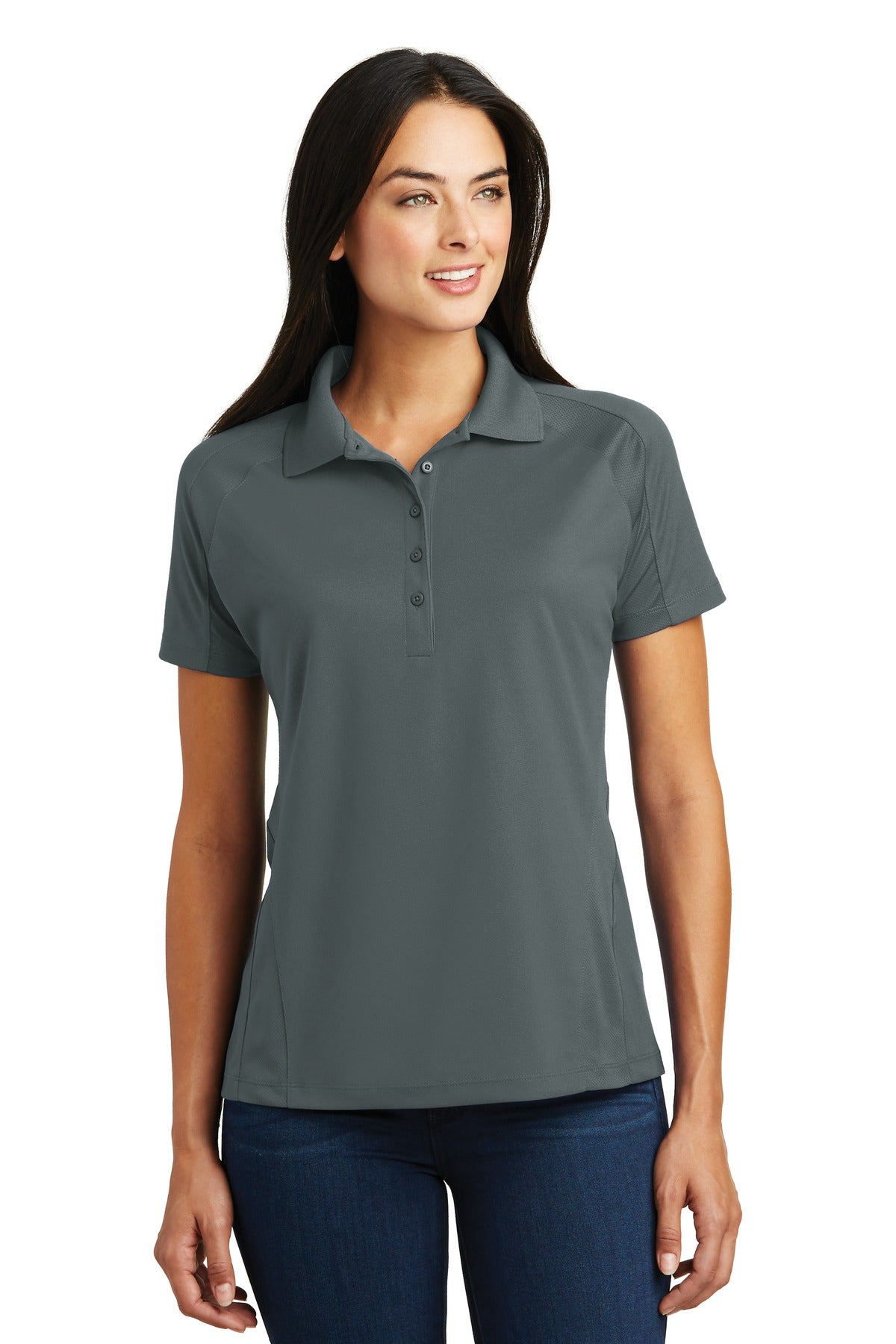 Sport-Tek ® Ladies Dri-Mesh ® Pro Polo. L474