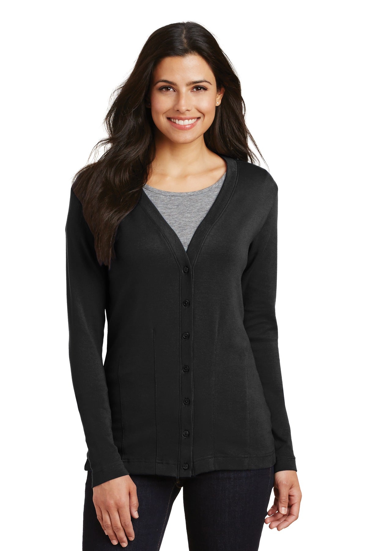 Port Authority ® Ladies Modern Stretch Cotton Cardigan. L515
