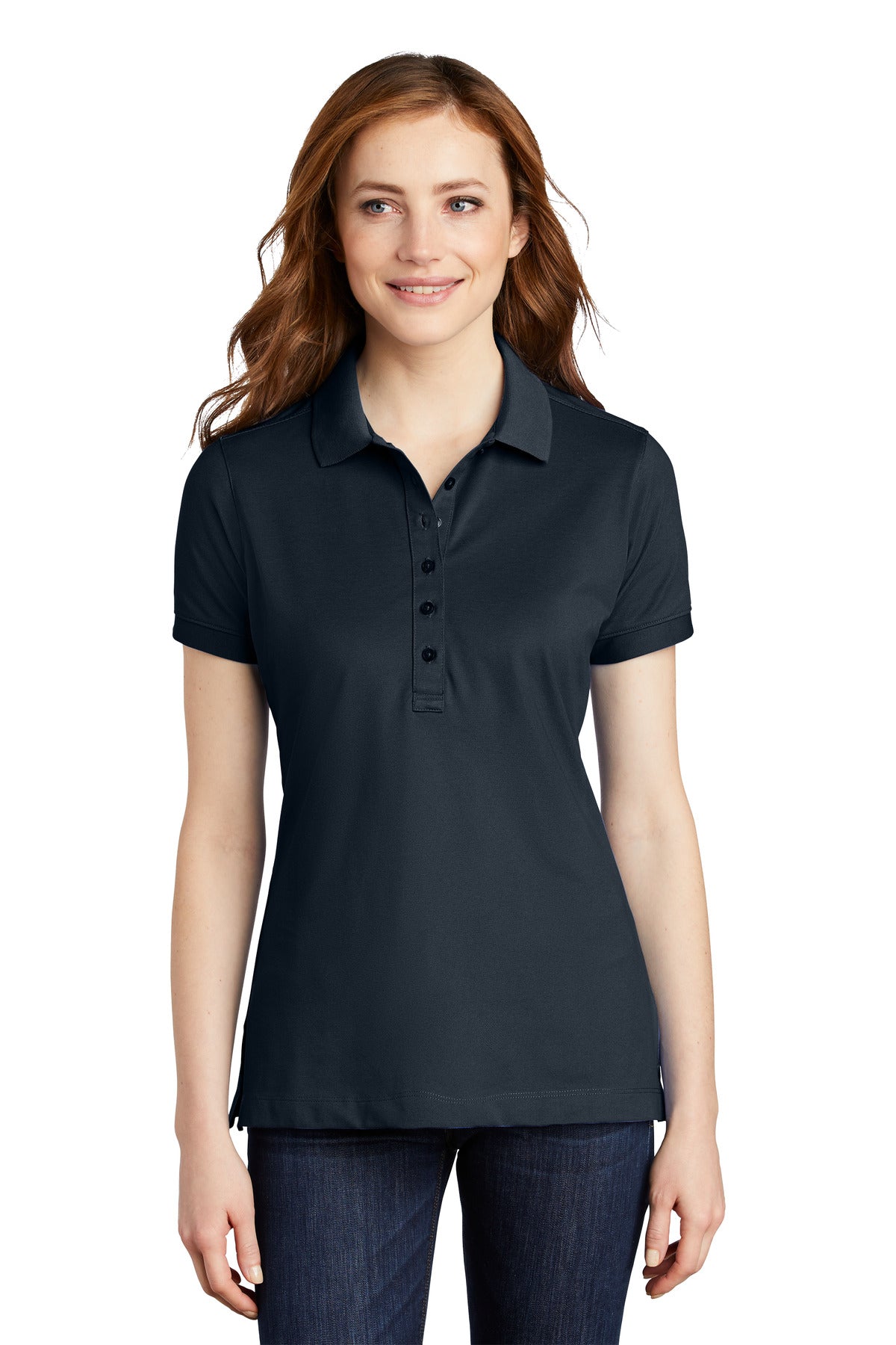 Port Authority ® Ladies Stretch Pique Polo. L555