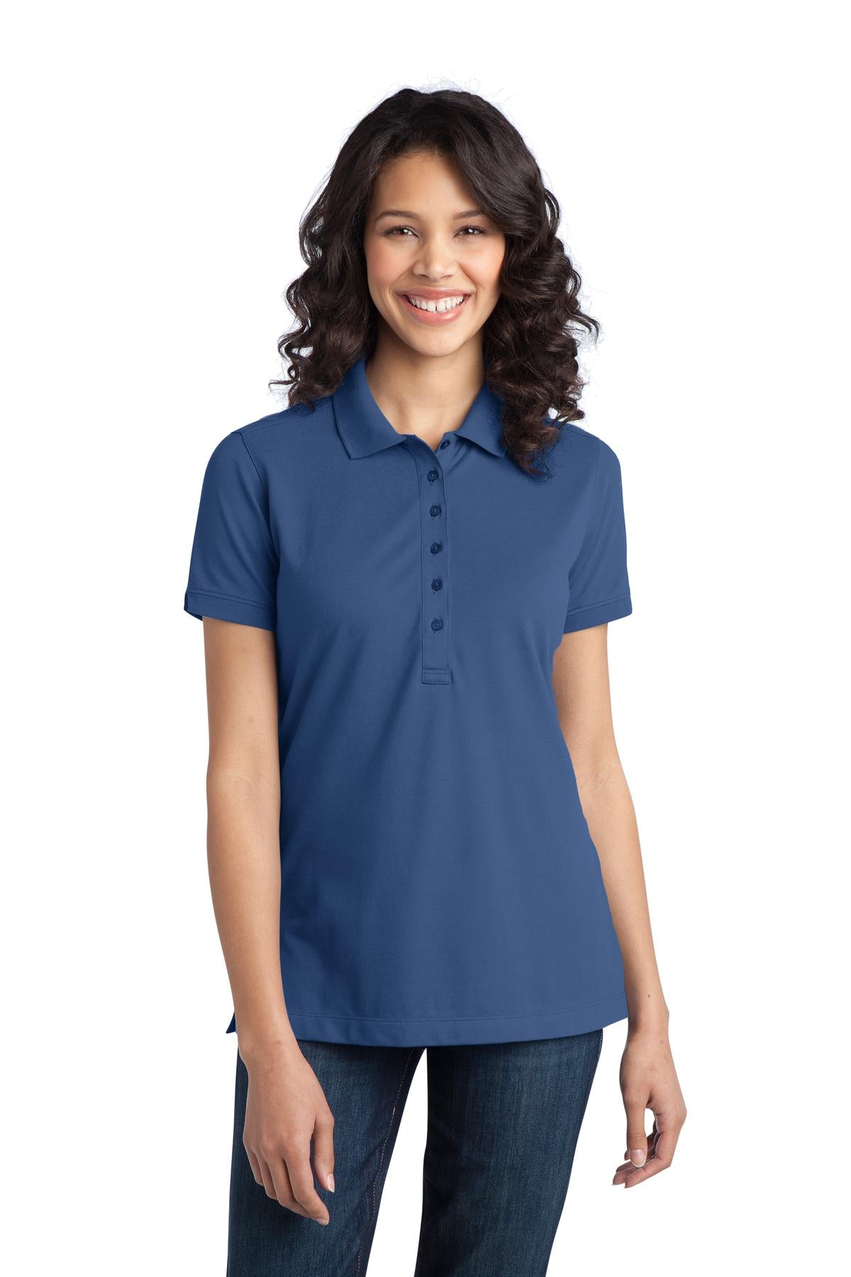 Port Authority ® Ladies Stretch Pique Polo. L555