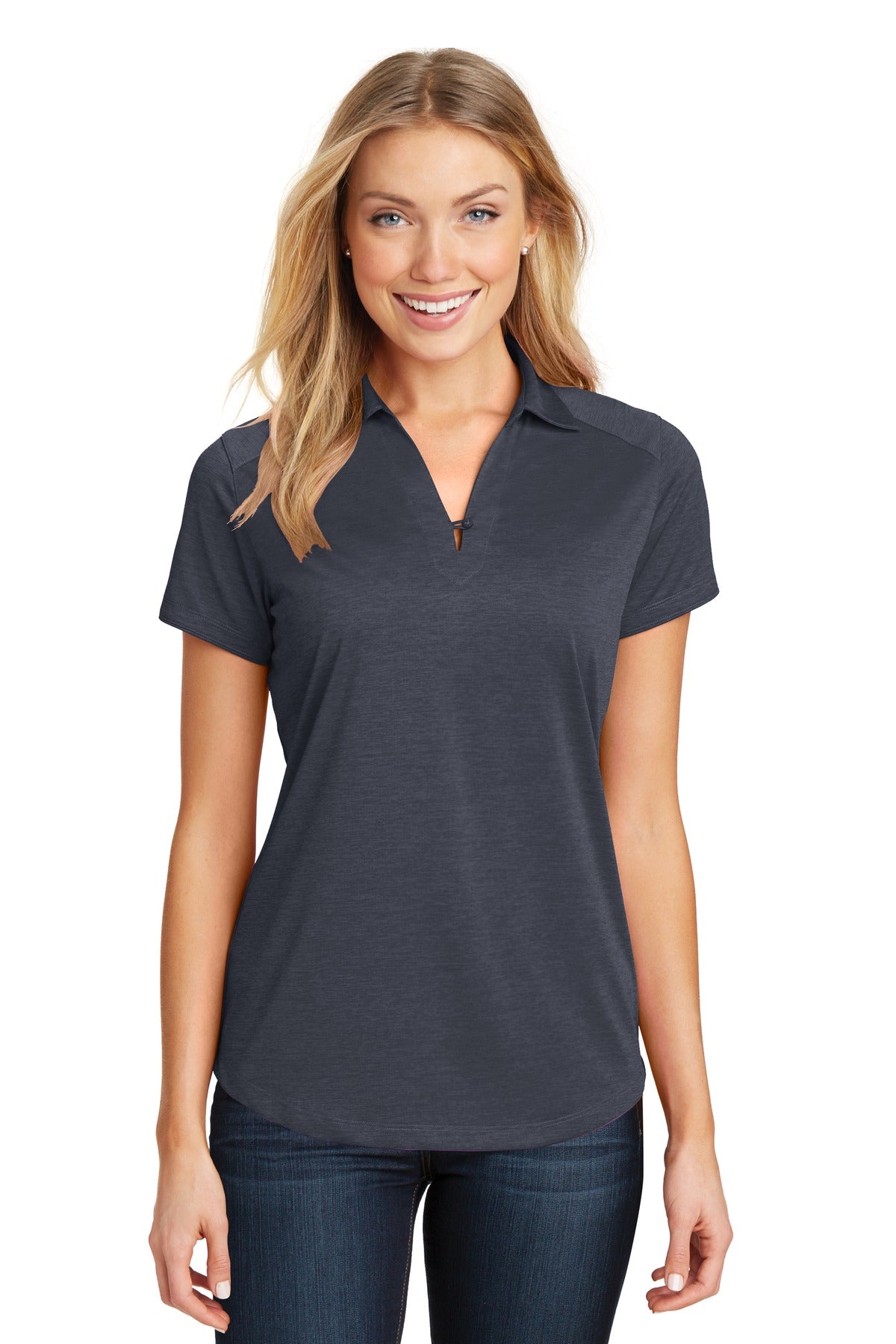 Port Authority ® Ladies Digi Heather Performance Polo. L574