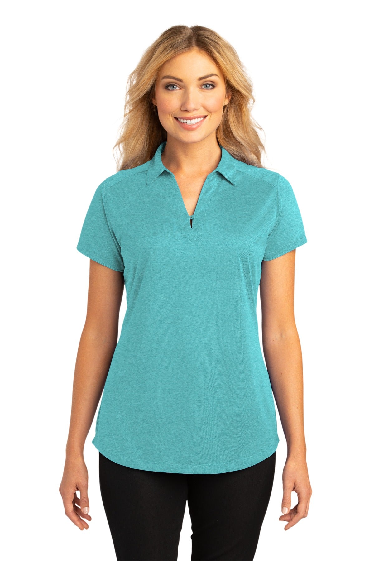 Port Authority ® Ladies Digi Heather Performance Polo. L574