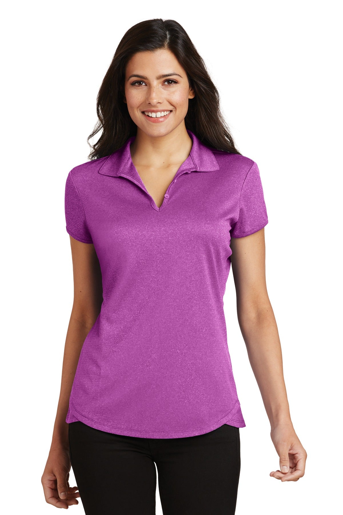 Port Authority ® Ladies Trace Heather Polo. L576