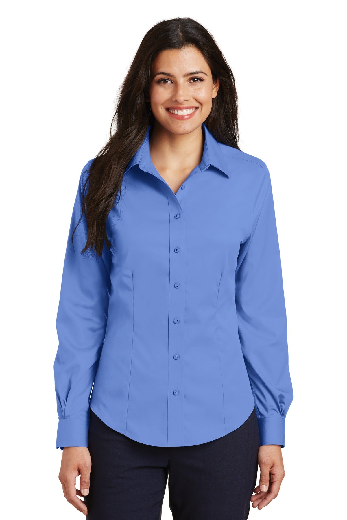 Port Authority ® Ladies Non-Iron Twill Shirt.  L638