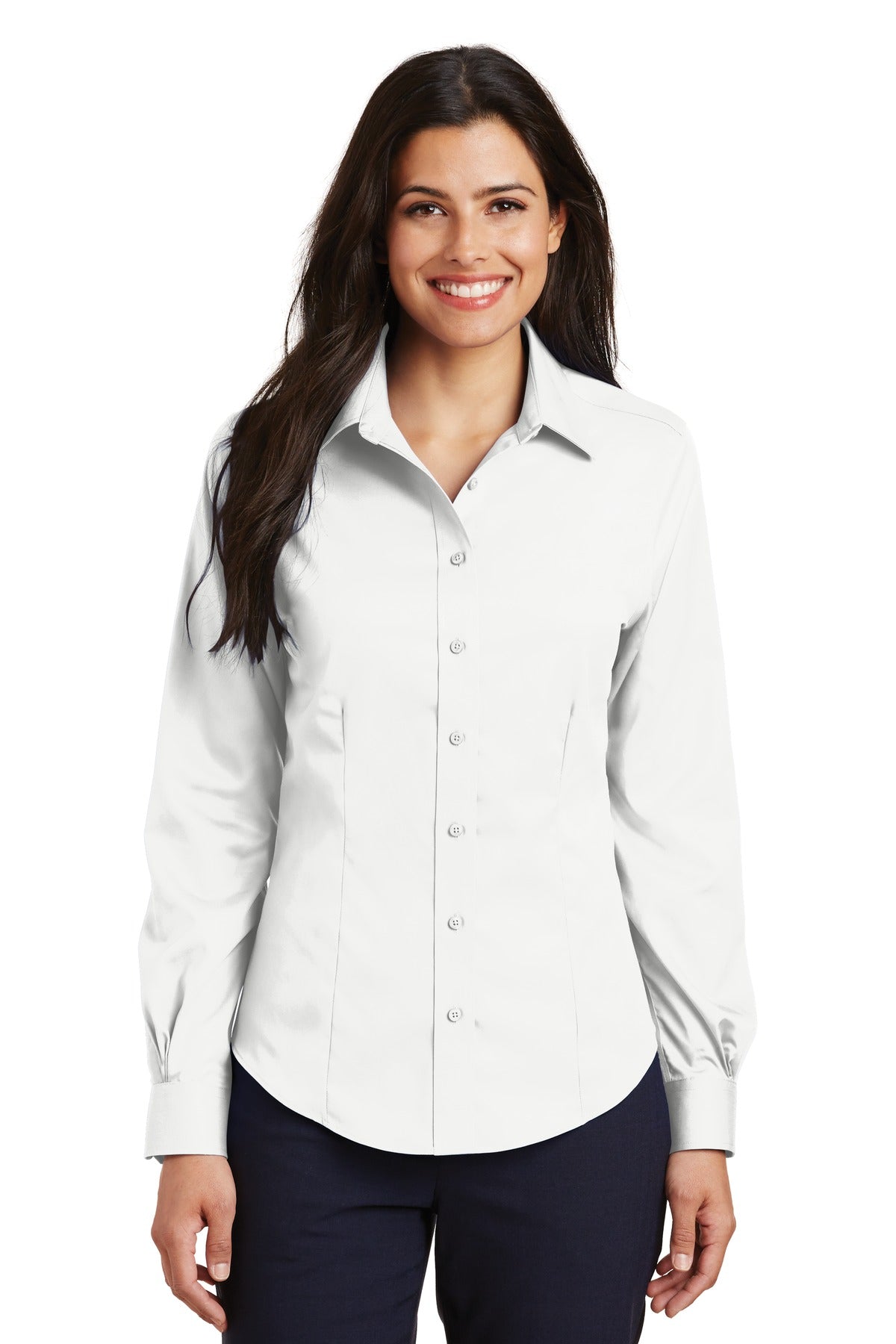 Port Authority ® Ladies Non-Iron Twill Shirt.  L638